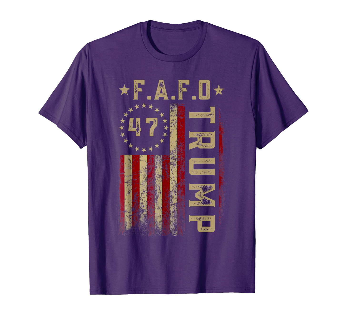 Funny Fafo Trump Shirt President 47 Trump Fafo American Flag T-Shirt