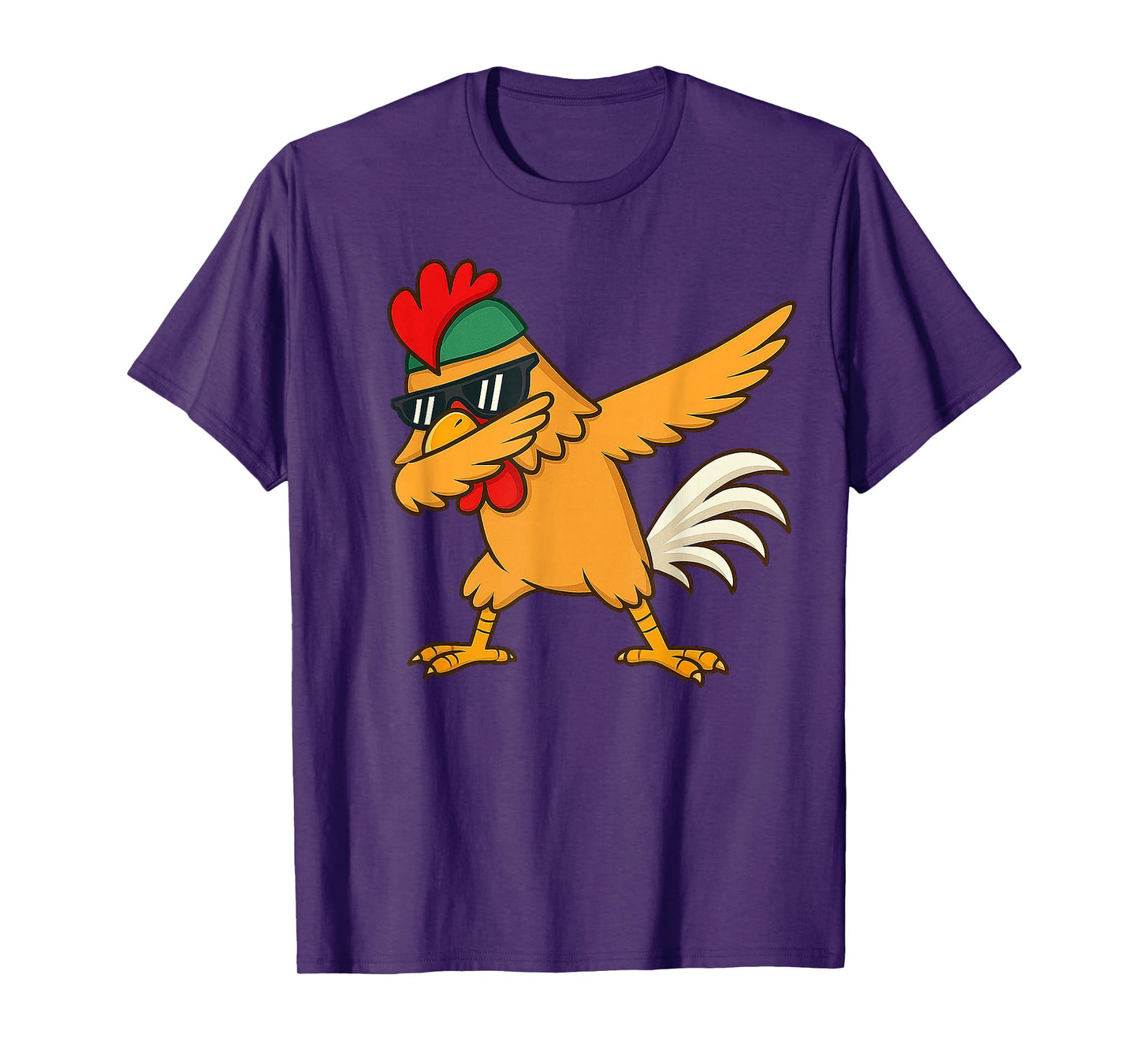 Chicken Dab Meme Animal Dance Funny Gifts for Men Women Kid T-Shirt