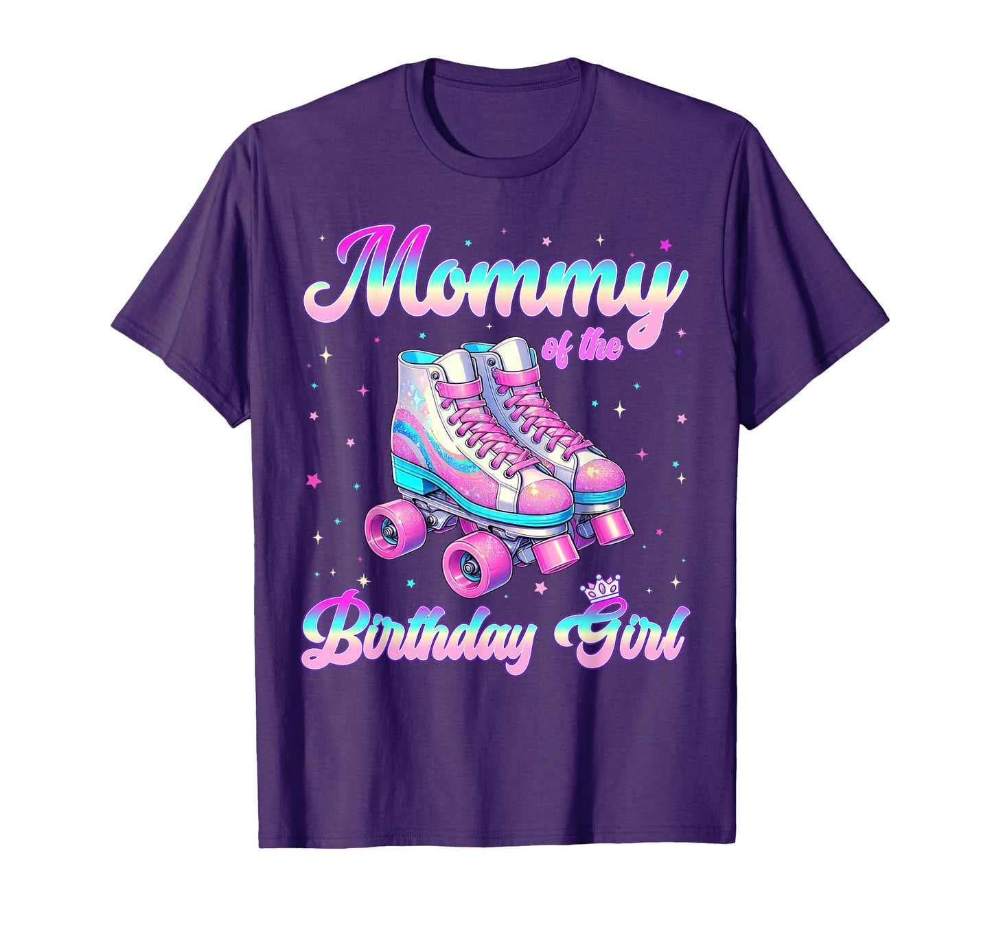 Mommy Of The Birthday Girl Tie Dye Birthday Girl Family T-Shirt