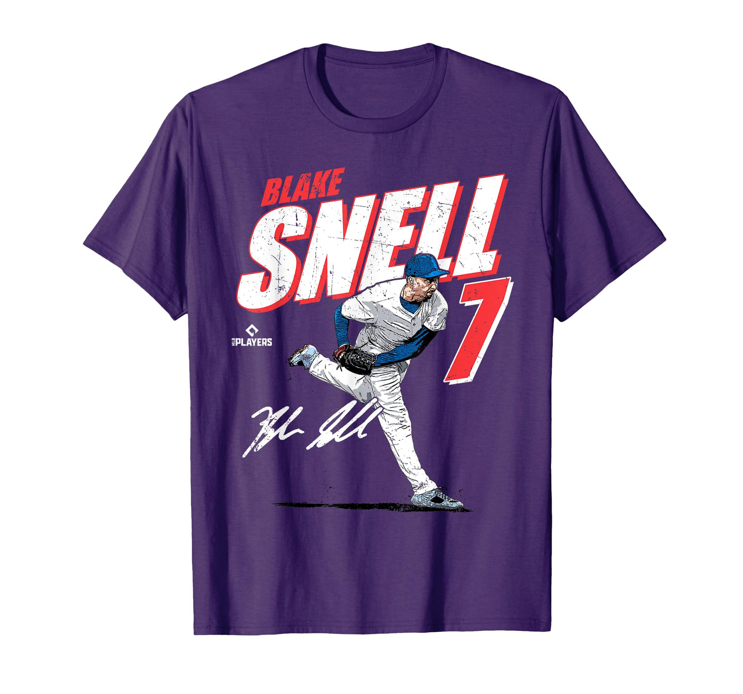 Blake Snell | Los Angeles D MLB Baseball Player | MLBBSN204M T-Shirt