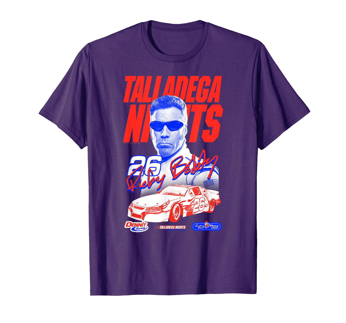 Talladega Nights Ricky Bobby 26 Signature Funny Movie T-Shirt