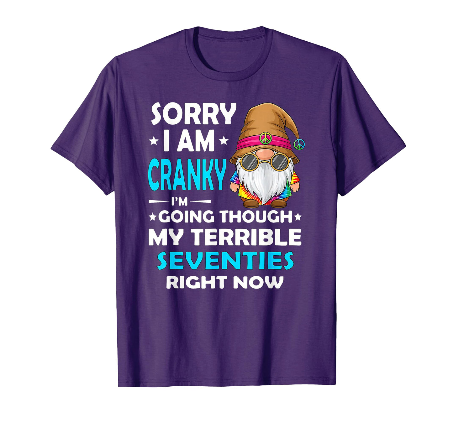 Sorry I Am Cranky I'm Going Through My Terrible Seventies T-Shirt