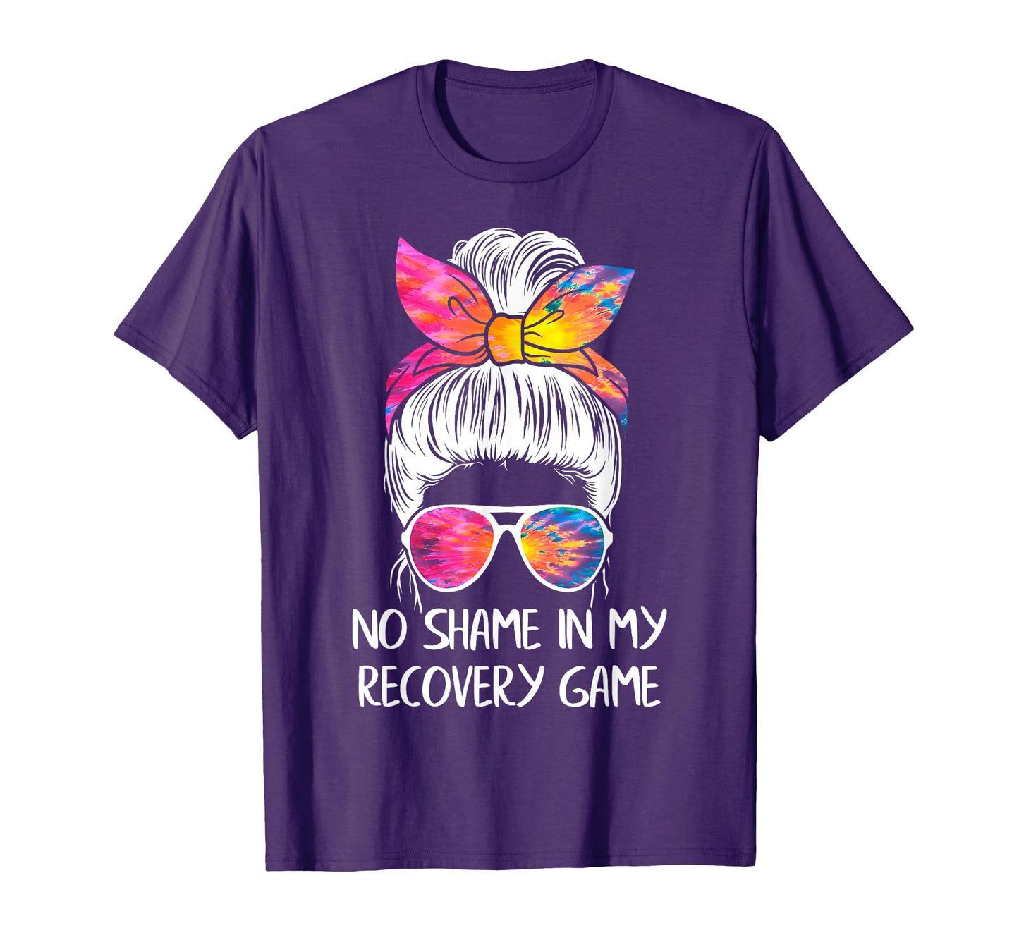 No Shame In My Recovery Game - Sobriety AA NA Anniversary T-Shirt