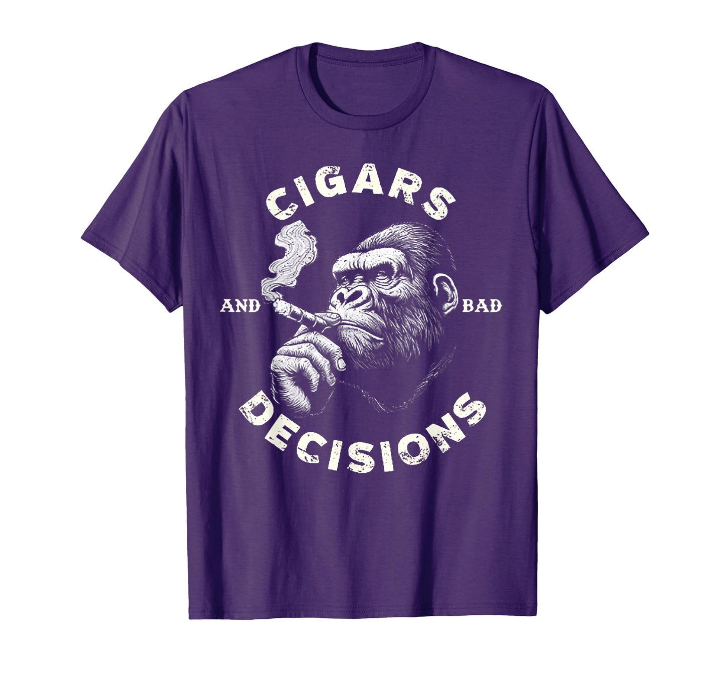Monkey Cigars And Bad Decisions T-Shirt