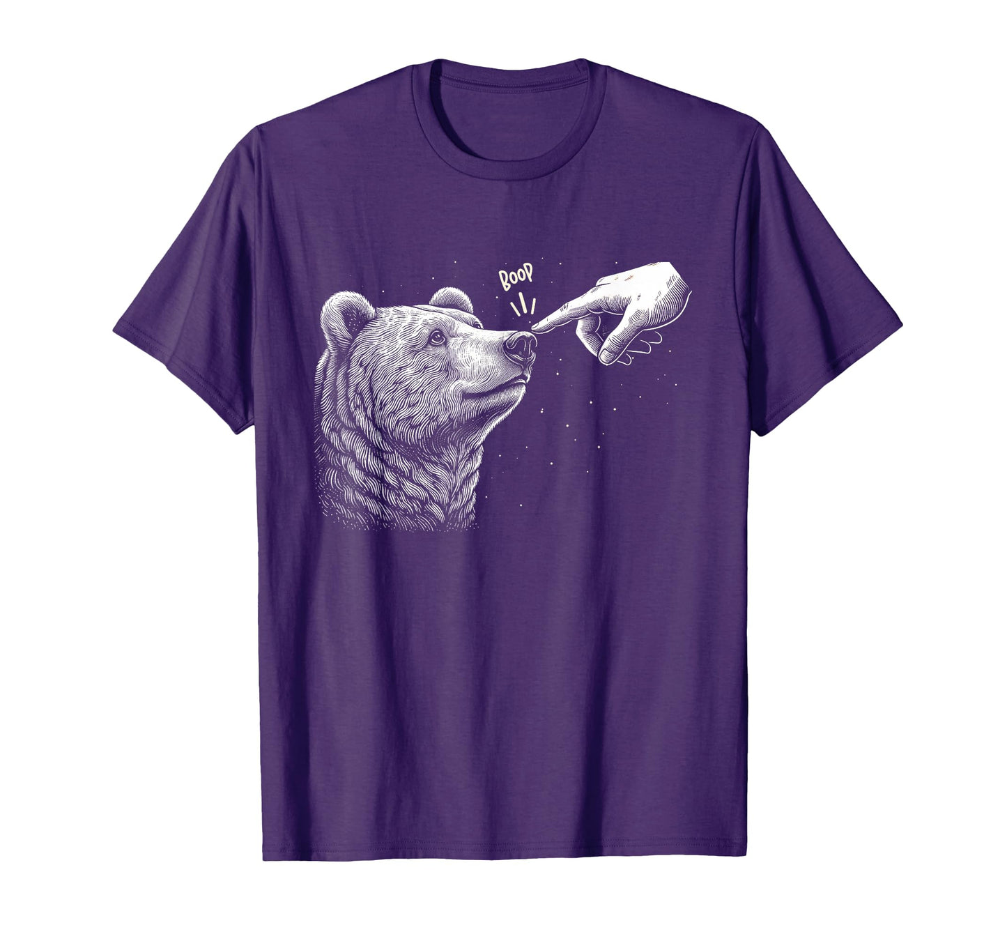Boop Bear Black Grizzly Bears Cool Funny for Men Women Kids T-Shirt