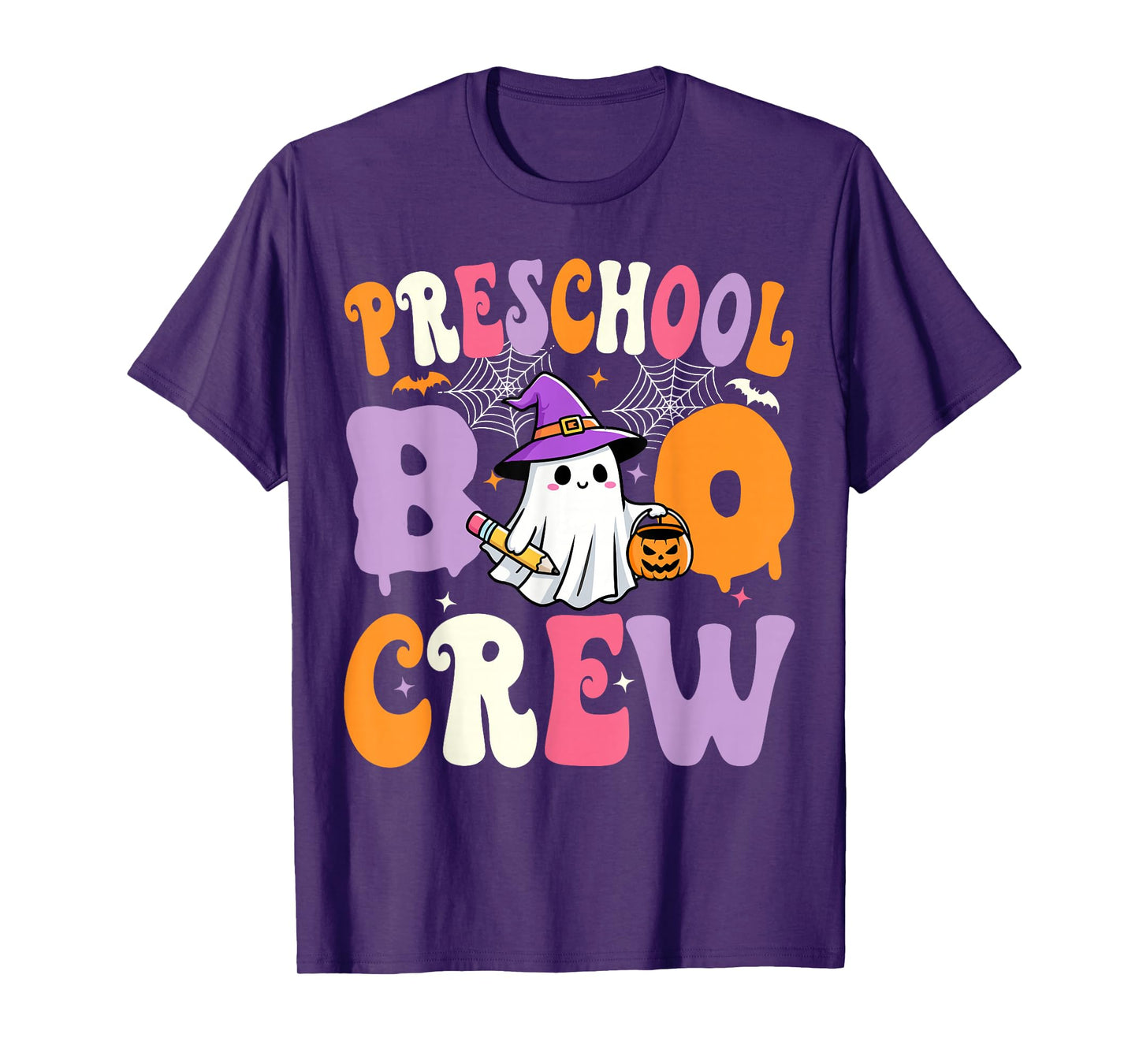 Preschool Boo Crew pre-k Spooky Preschool Halloween Teacher T-Shirt