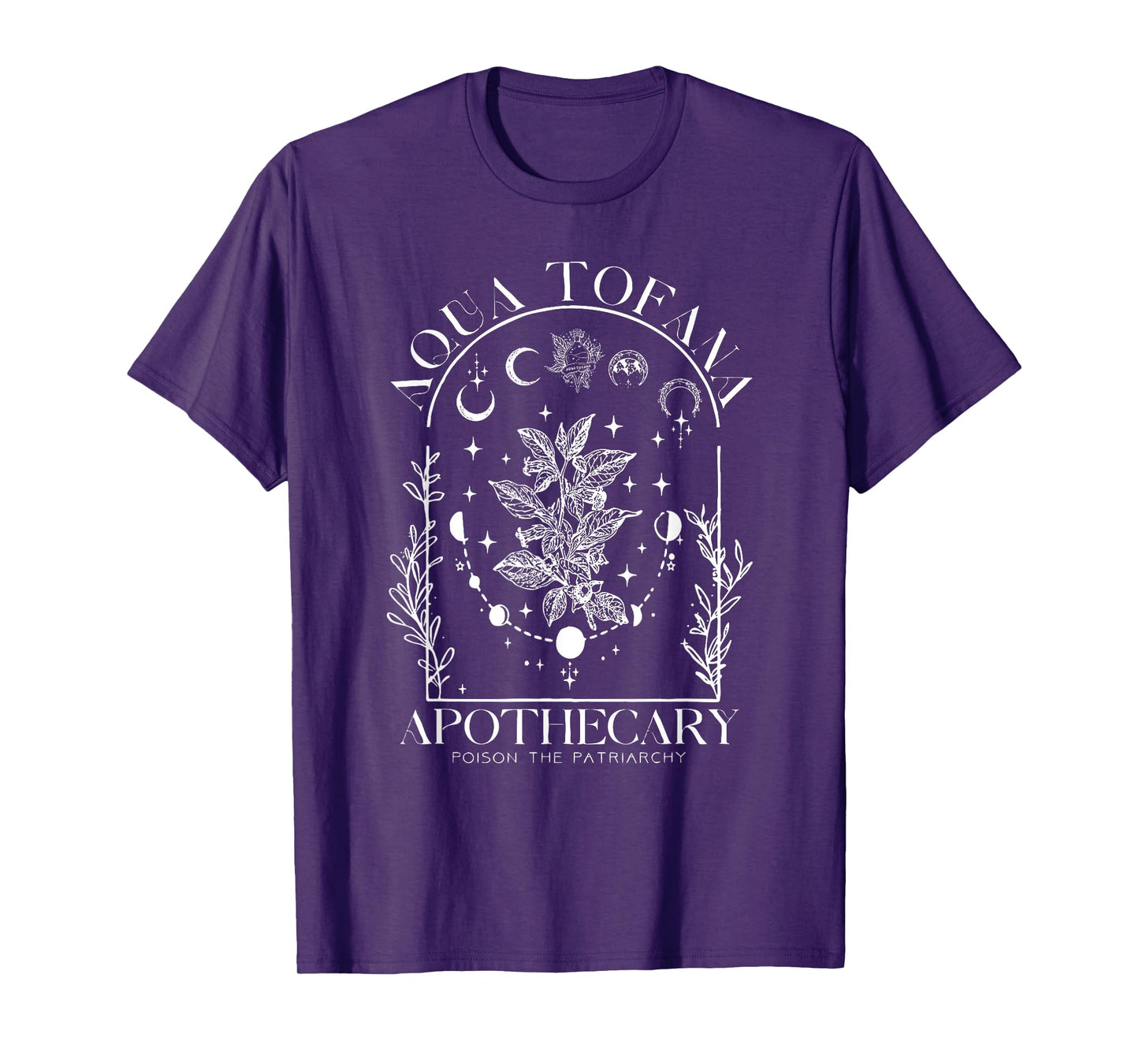 Vintage Aqua Tofana Apothecary Poison The Patriarchy T-Shirt