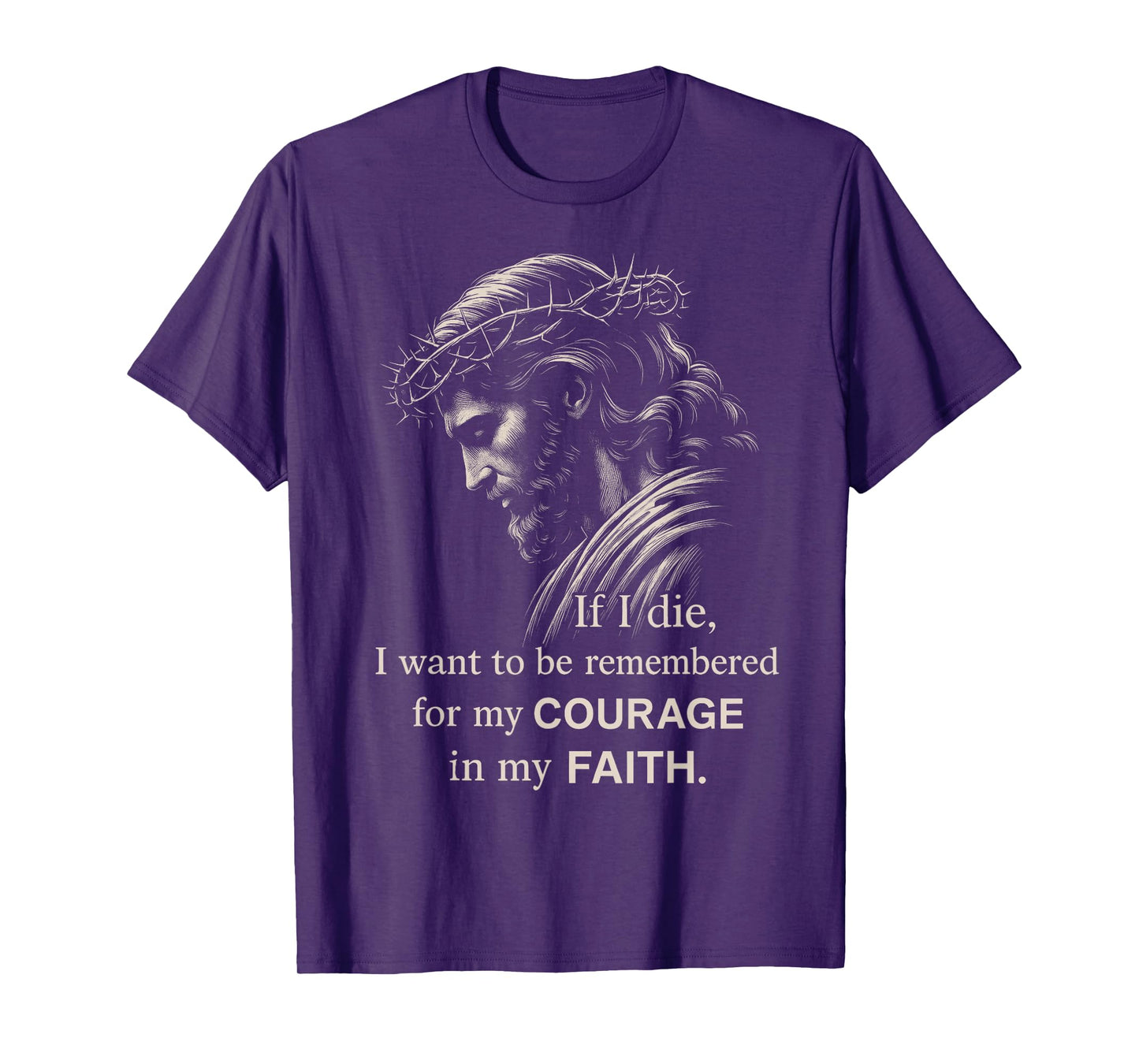 Jesus Christian Minimalist Faith Motivational Bible Verse T-Shirt
