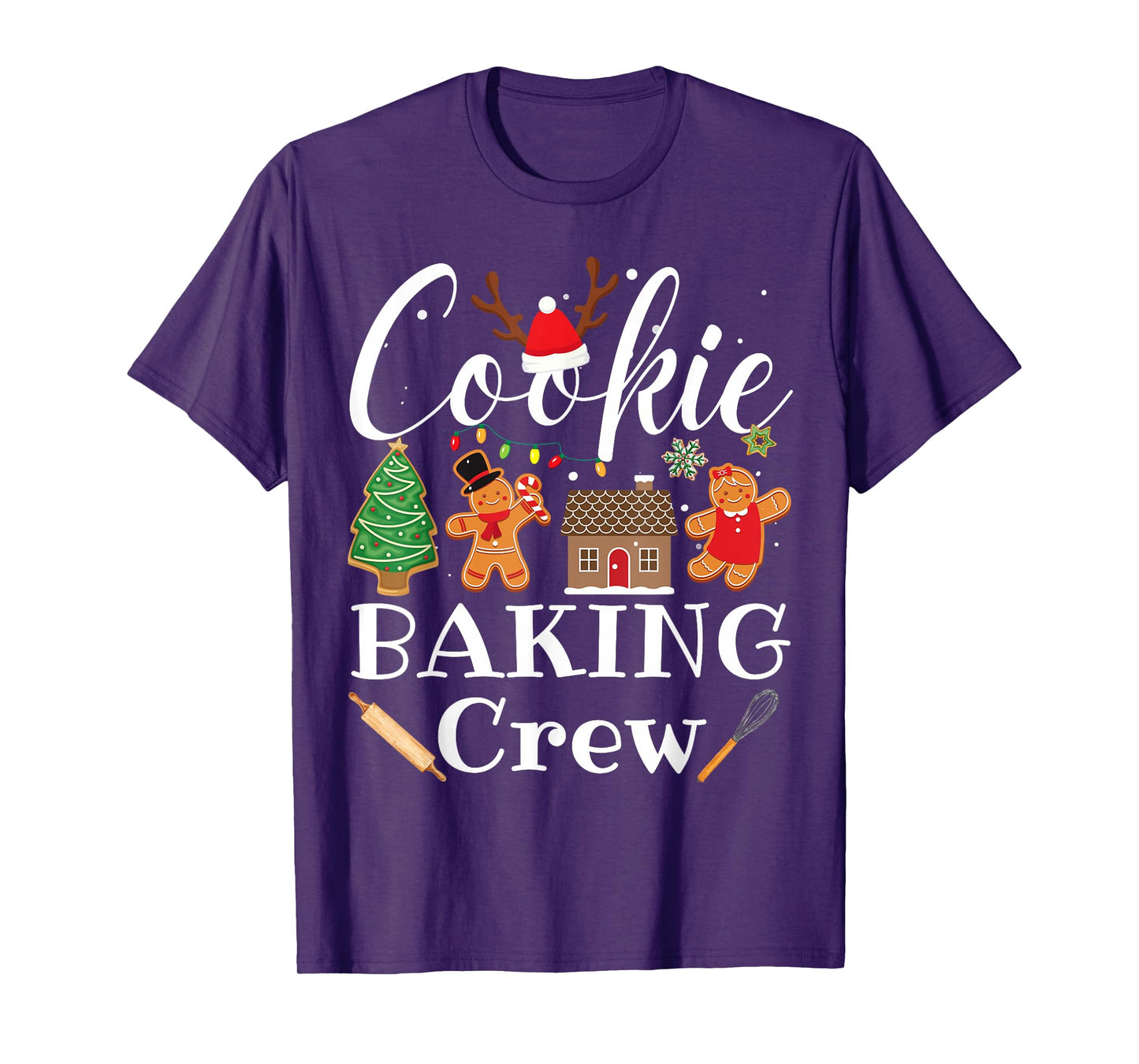 Christmas Cookie Baking Crew Family Baking Team Funny Cookie T-Shirt
