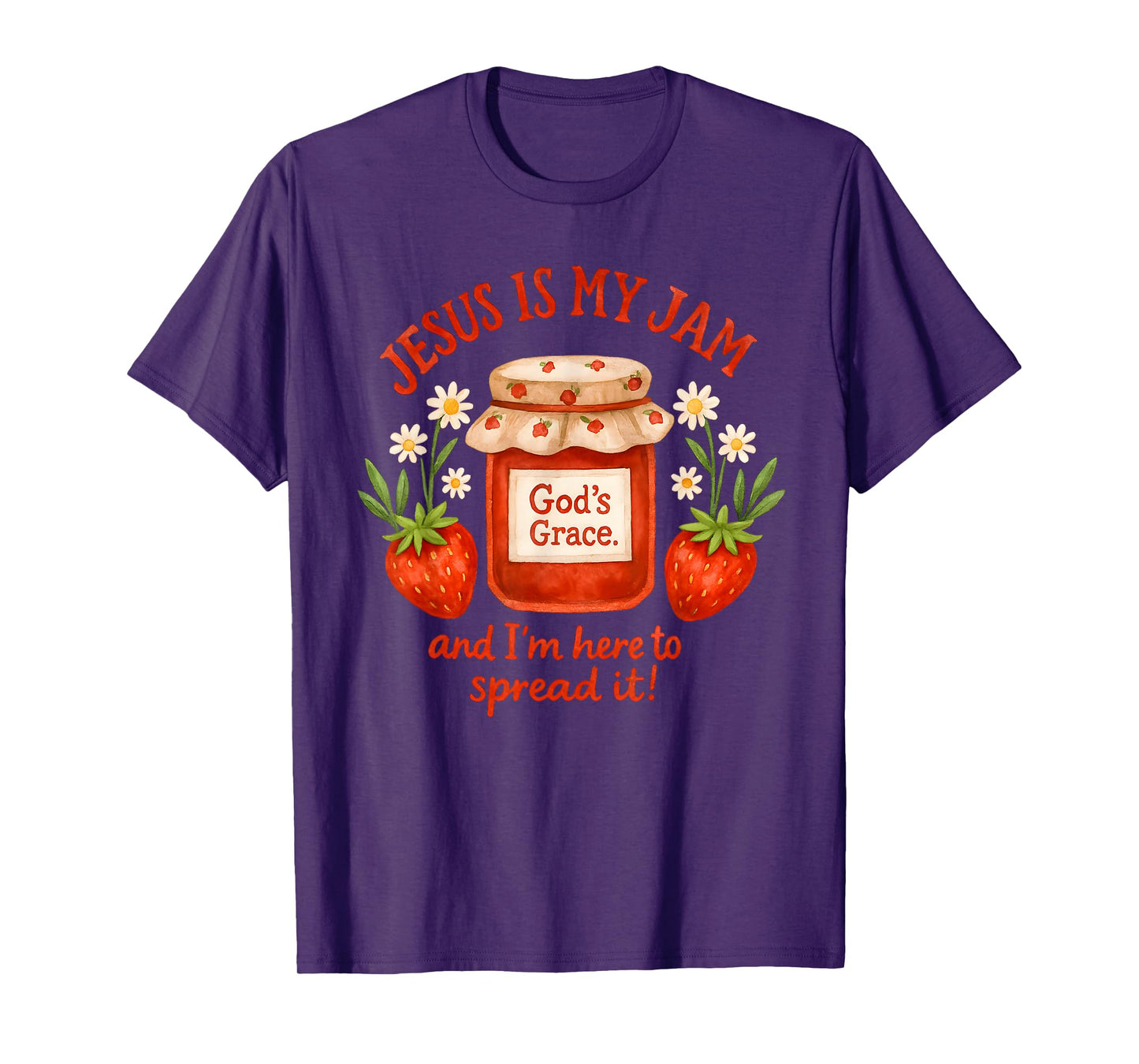 Jesus is My Jam Christian Faith Design T-Shirt