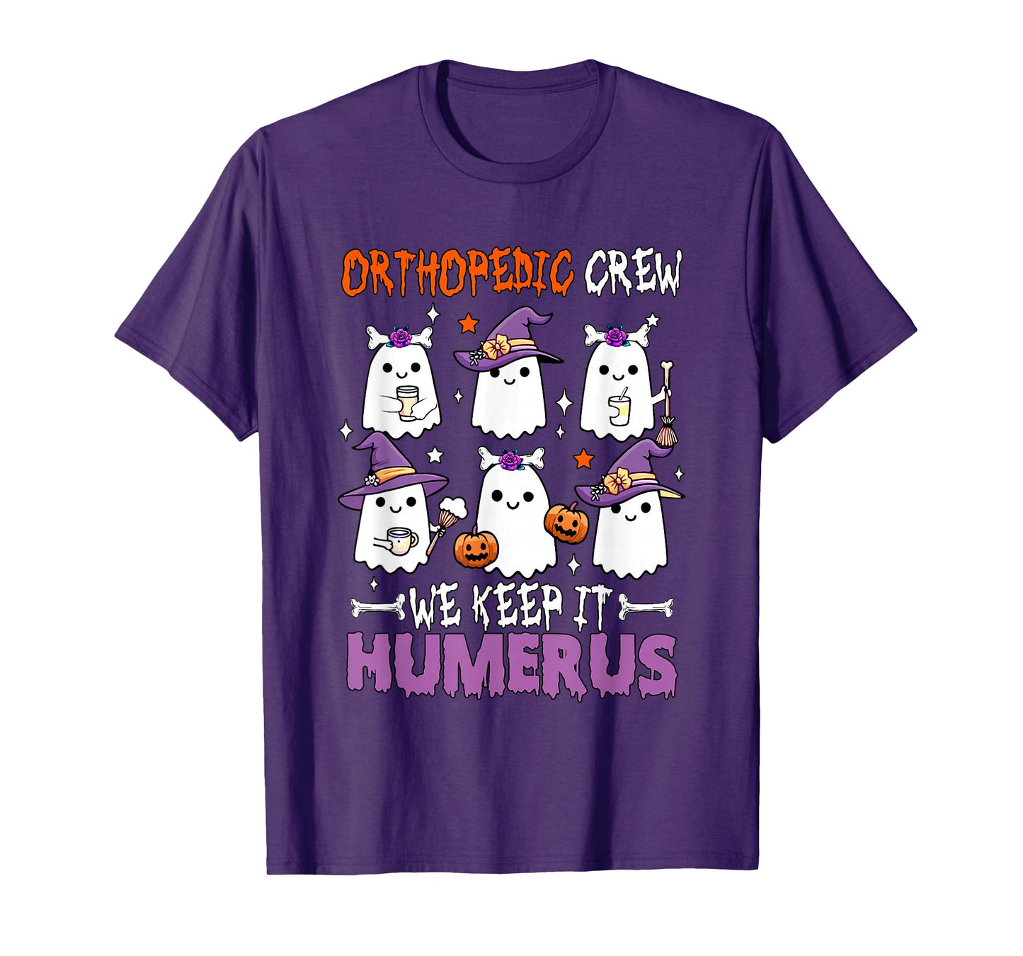 Orthopedic Crew Keep Humerus Halloween Physical Therapy T-Shirt