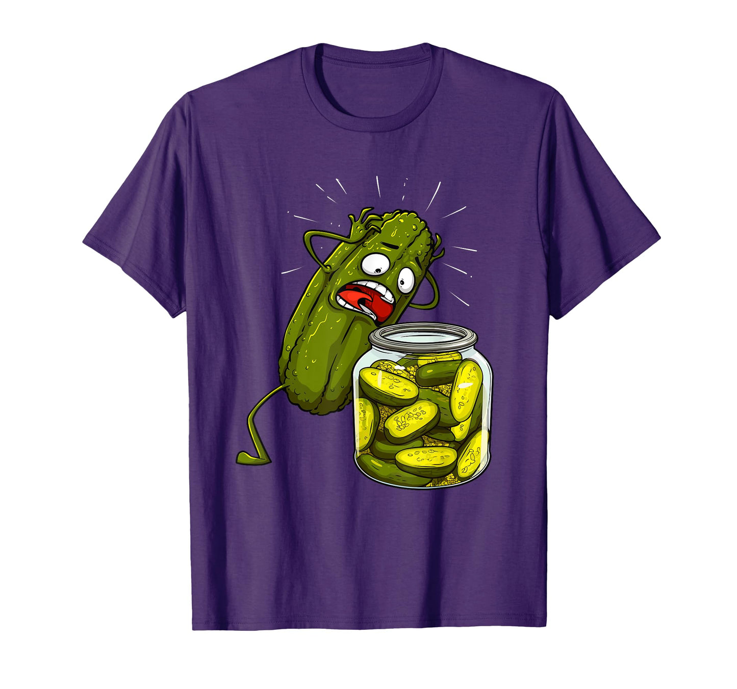 Best Pickle Art For Men Women Kids Jarr Dill Pickle Novelty T-Shirt