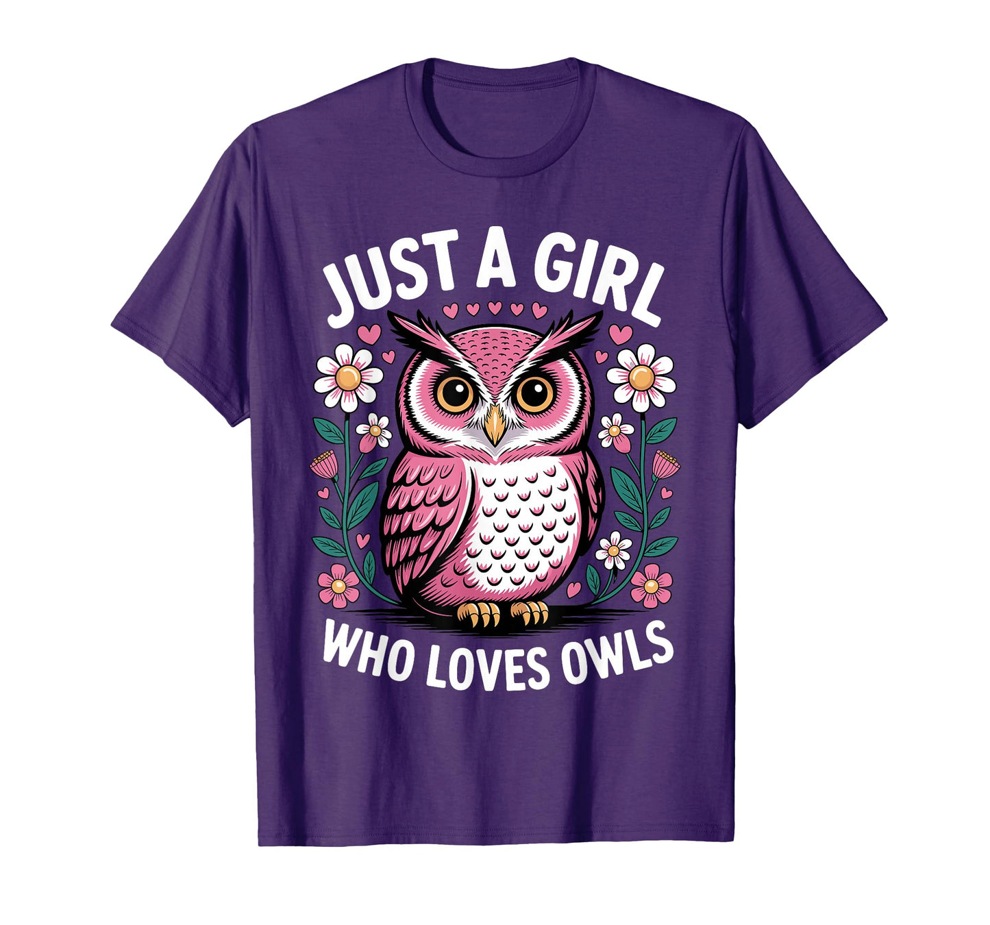 Cute Owl Costume for Women Girls Kids Bird Animal Owl Lover T-Shirt