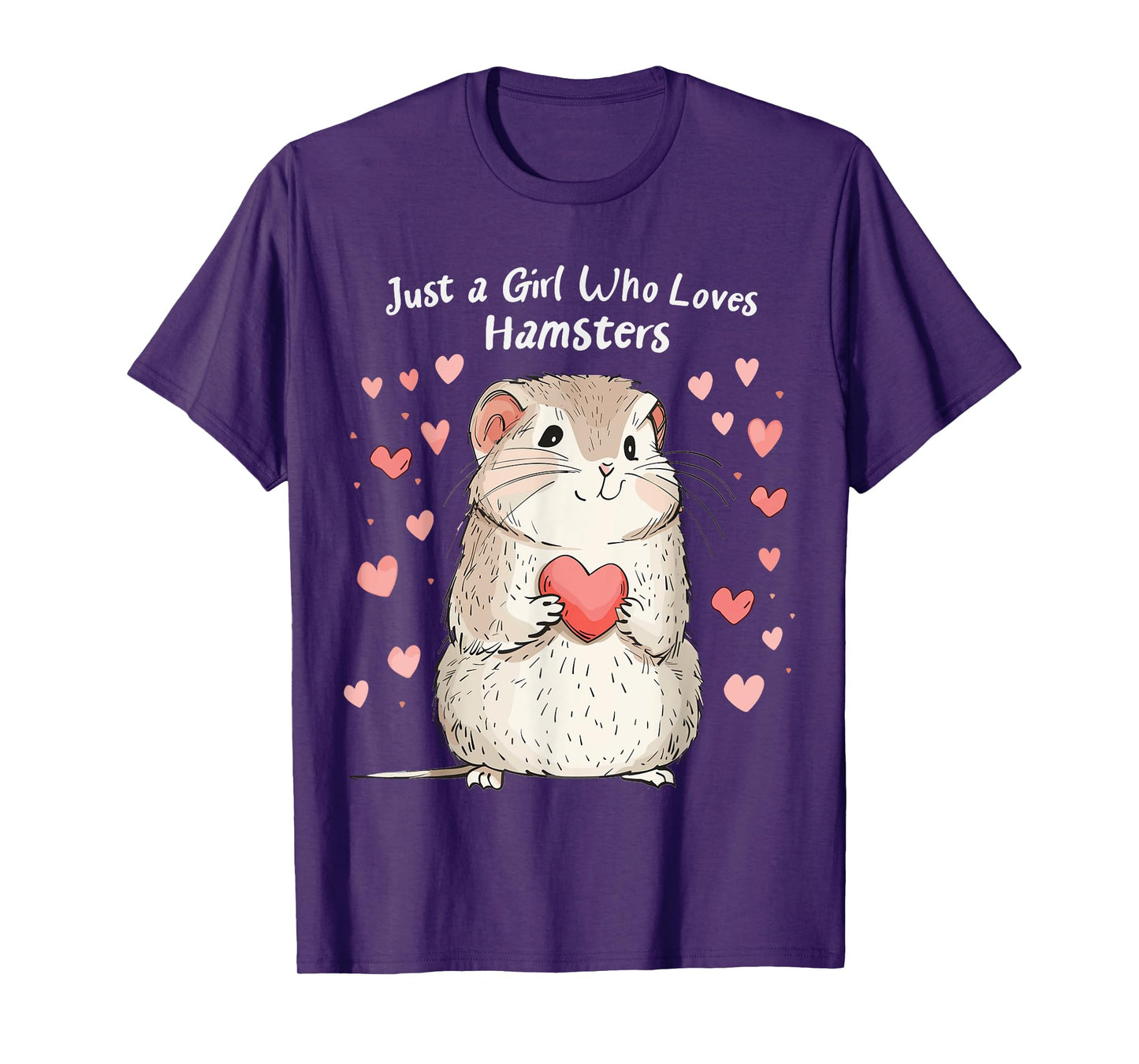 Cute Hamster Lovers Gift This Girl Loves Her Hamster T-Shirt