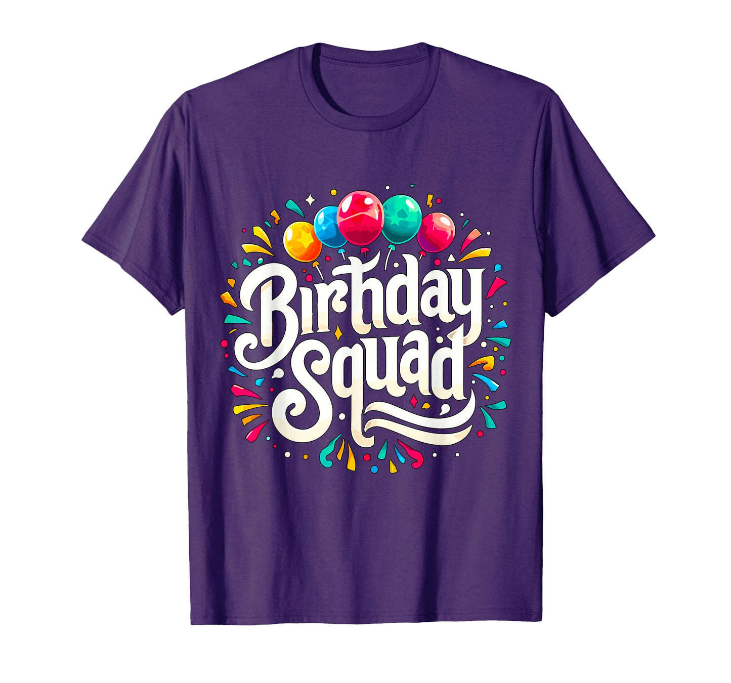 Birthday Squad Birthday Crew Party T-Shirt
