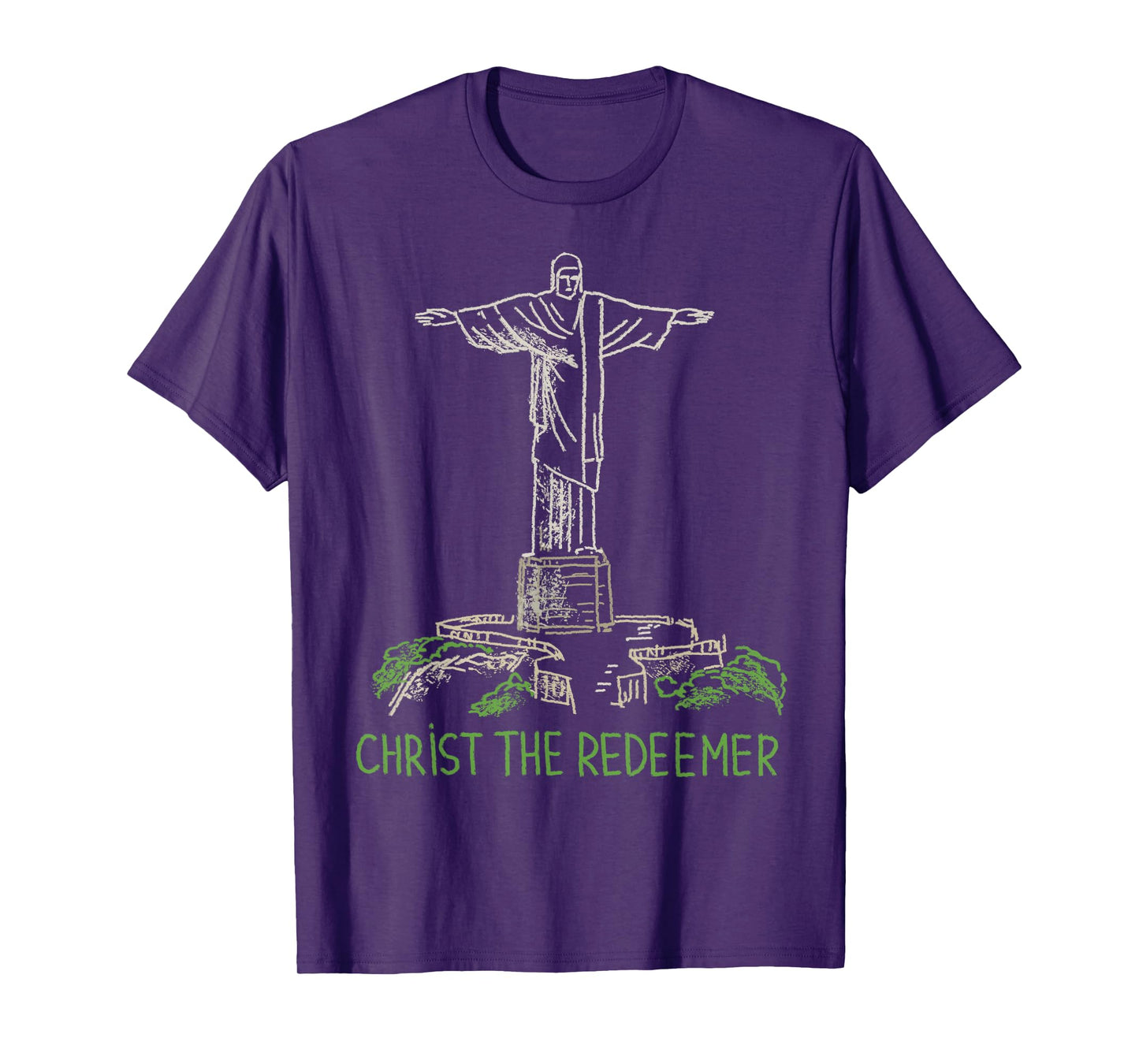 Christ the Redeemer T-shirt Tee T Shirt Tshirt
