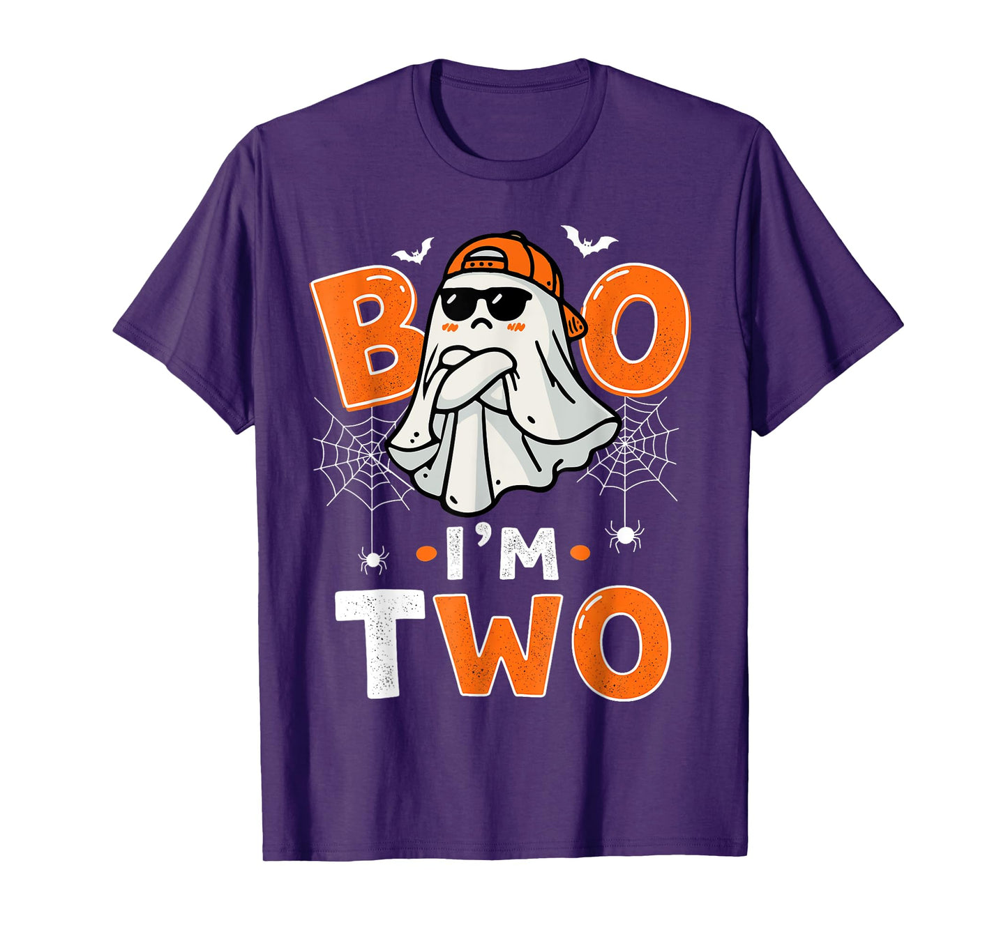 Boo I'm Two Birthday Halloween Boys Kids T-Shirt