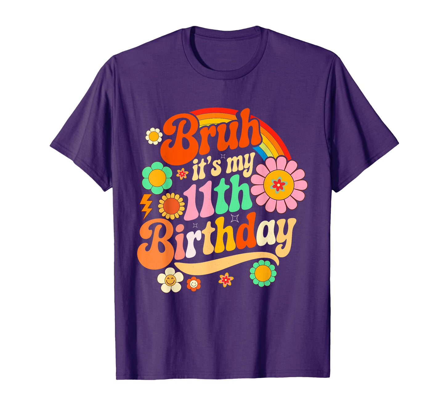Cute Eleven Years Old Birthday Boys & Girls Party Apparel T-Shirt