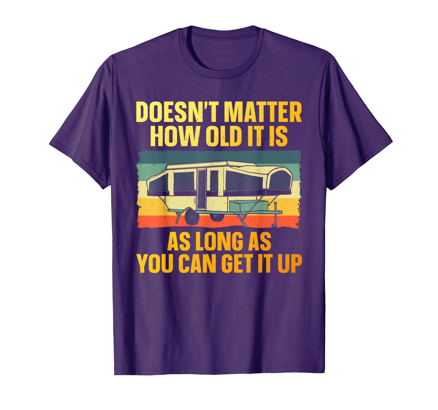 Best Pop Up Camper Art for Men Women Pop Up Trailer Camping T-Shirt
