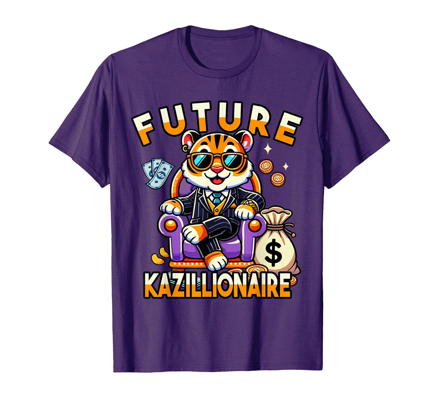Future Millionaire Graphic for Kids, Funny Money Design T-Shirt