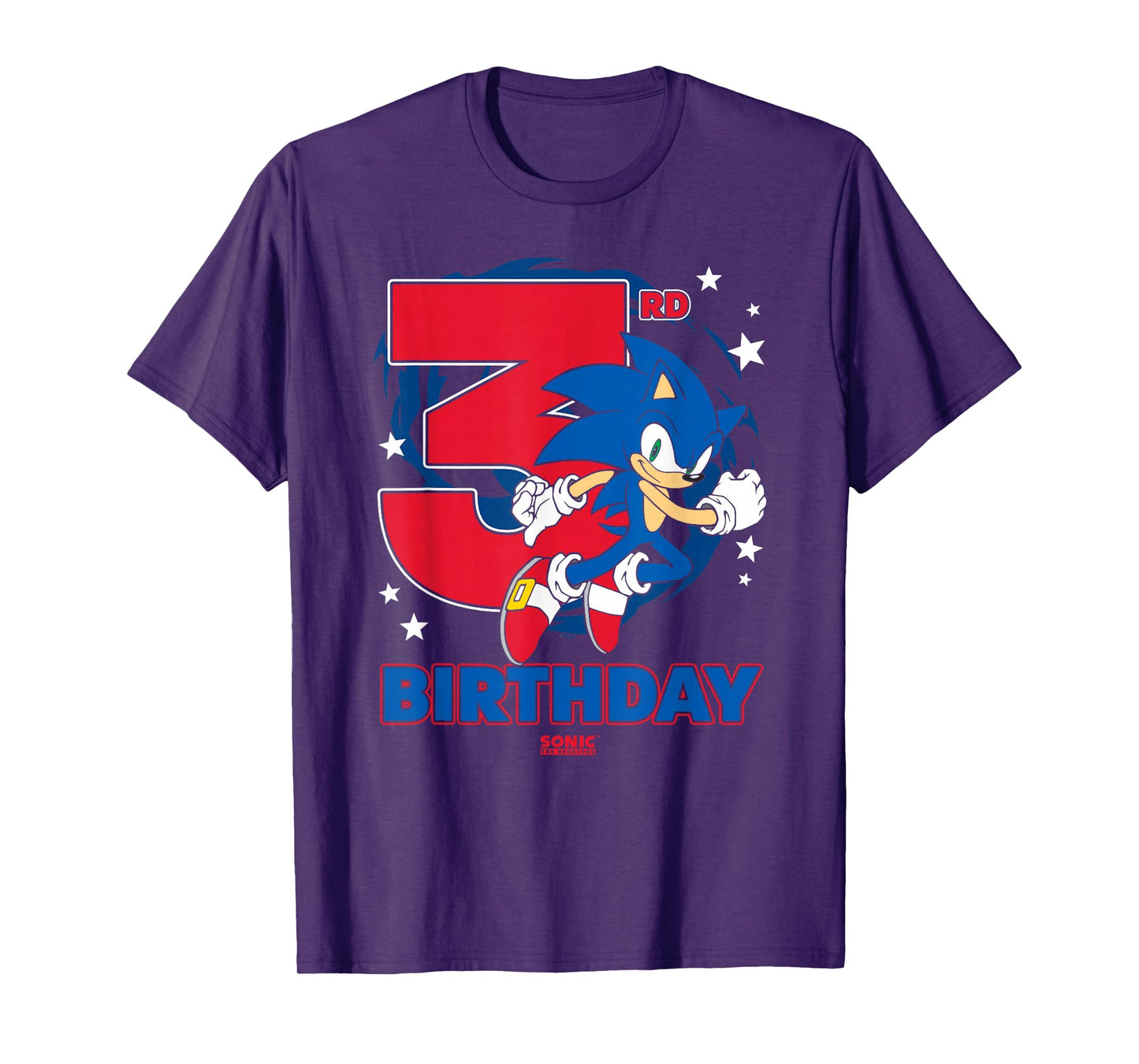 Sonic The Hedgehog 3rd Birthday Epic Sonic Big Chest Logo T-Shirt