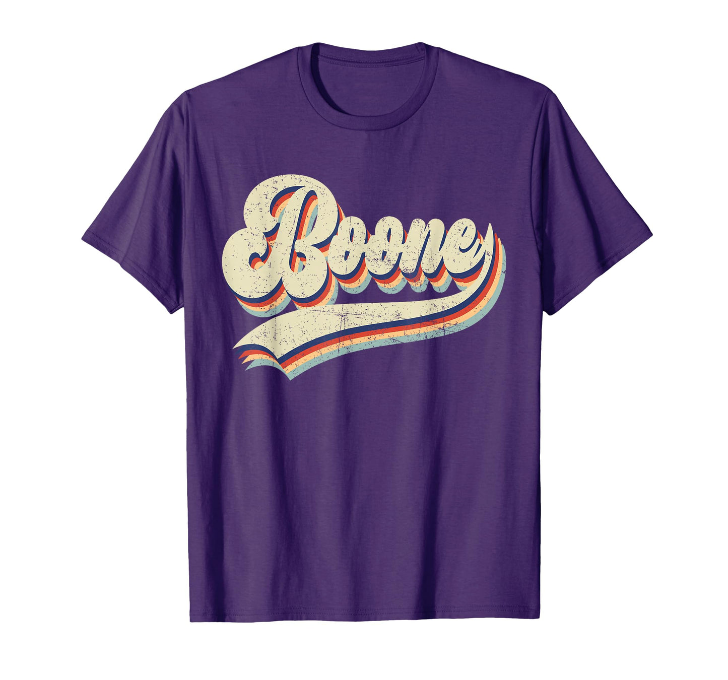 Boone Family Name I Love Boone Personalized Vintage T-Shirt