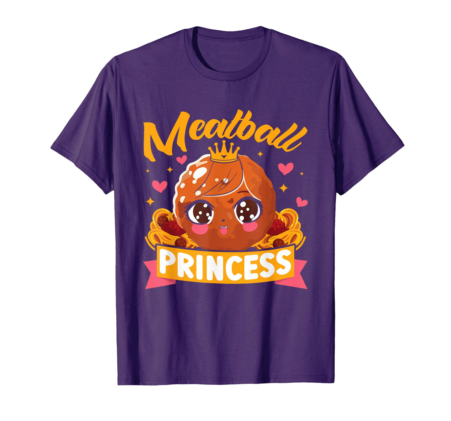 Kids Meatball Princess Funny T-Shirt