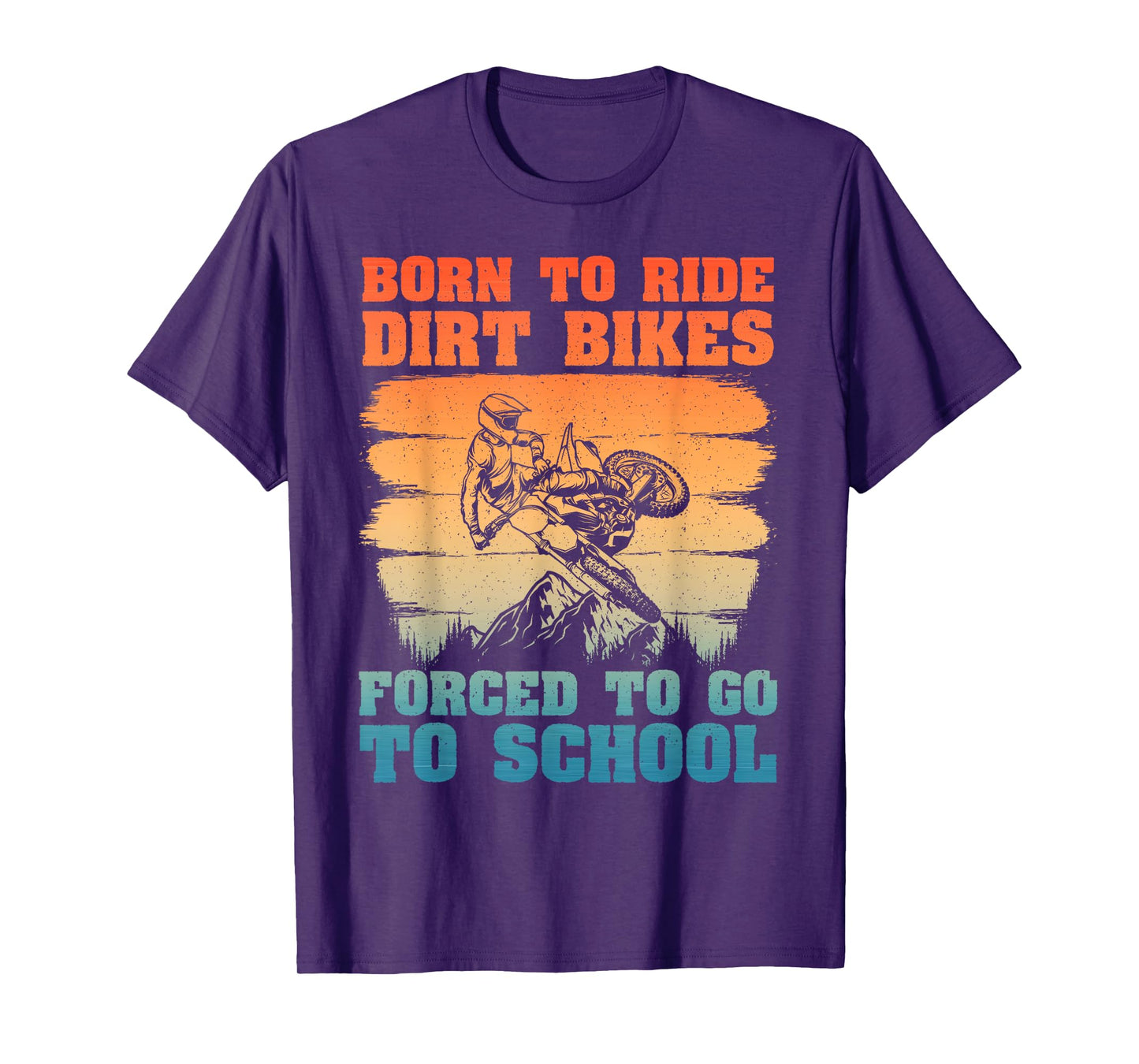 Funny Dirt Bike Art For Boys Girls Motocross Dirt Bike Rider T-Shirt