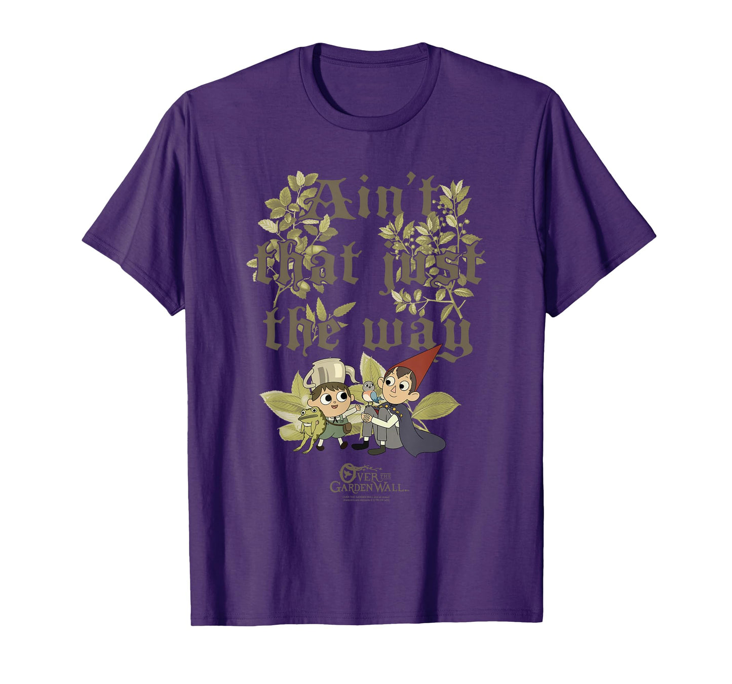 Over The Garden Wall Ain't That Just The Way Leaves Cartoon T-Shirt