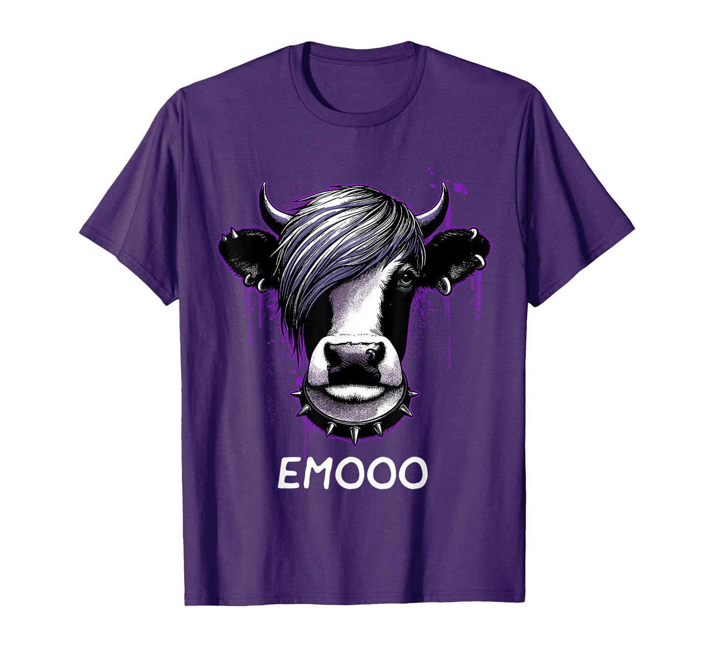 Emo Shirt Emo Cow Emooo Emocore Farm Shirt For Emo Farmers T-Shirt