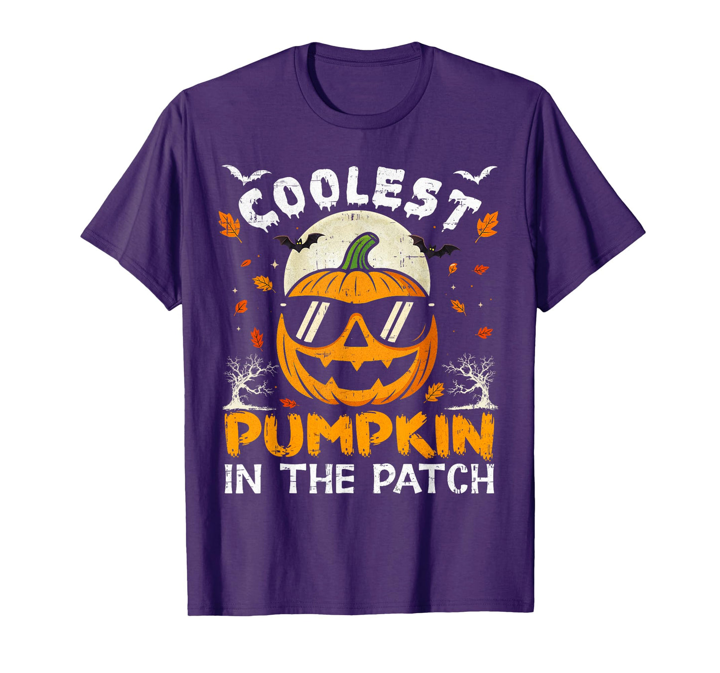 Coolest Pumpkin in The Patch Boy Halloween Shirts for Kids T-Shirt
