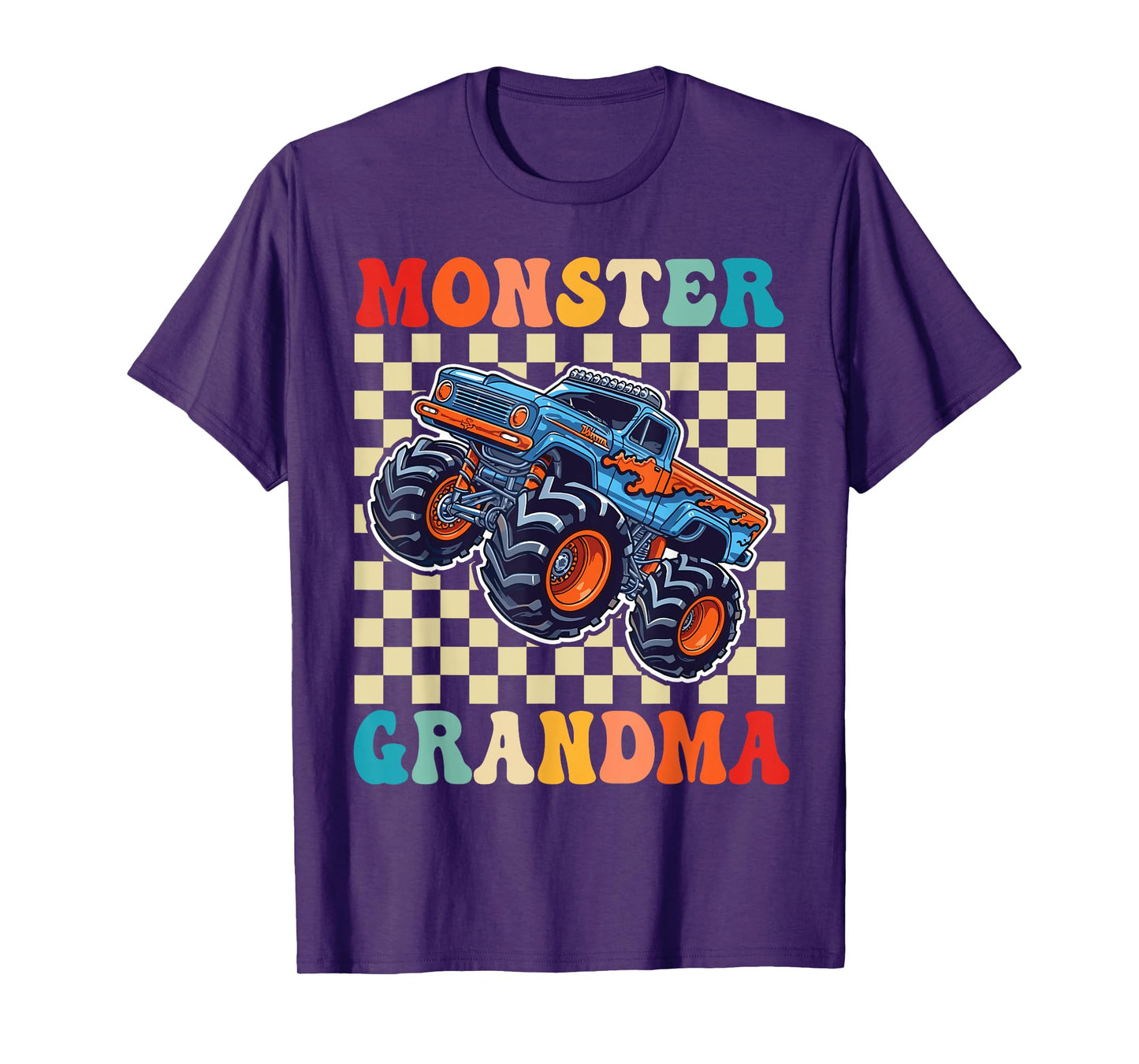 Monster Truck Grandma Family Matching Monster Truck Lovers T-Shirt