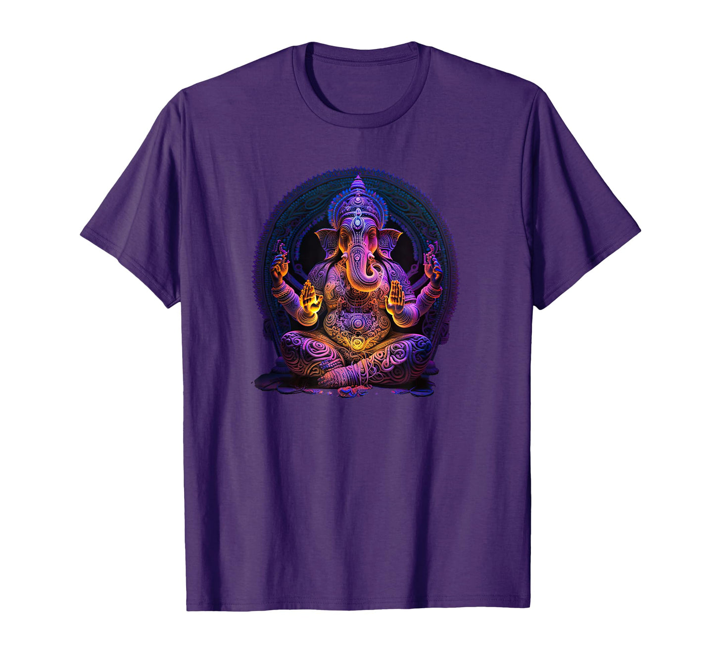 Ganesh Elephant Hindu Yoga Spiritual Meditation T-Shirt