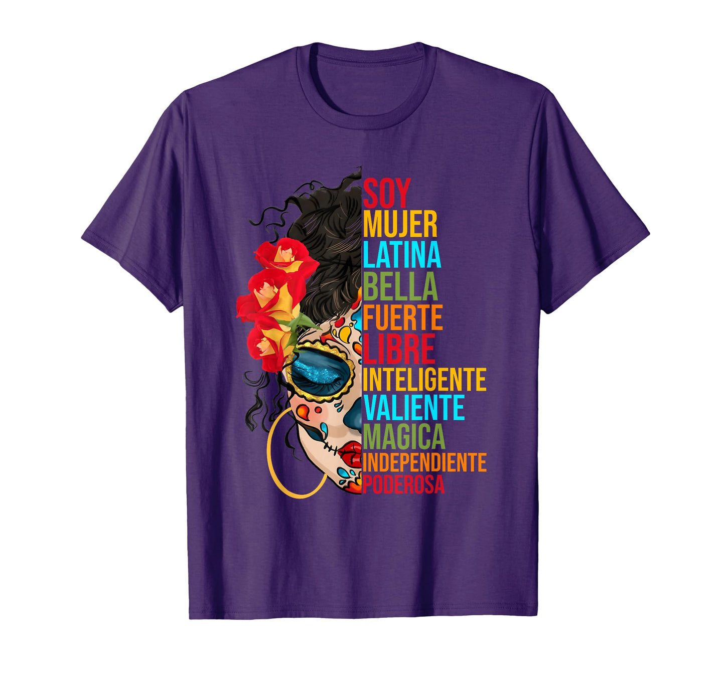 Soy Mujer Latina Fuerte Independiente Proud Mexican Women T-Shirt