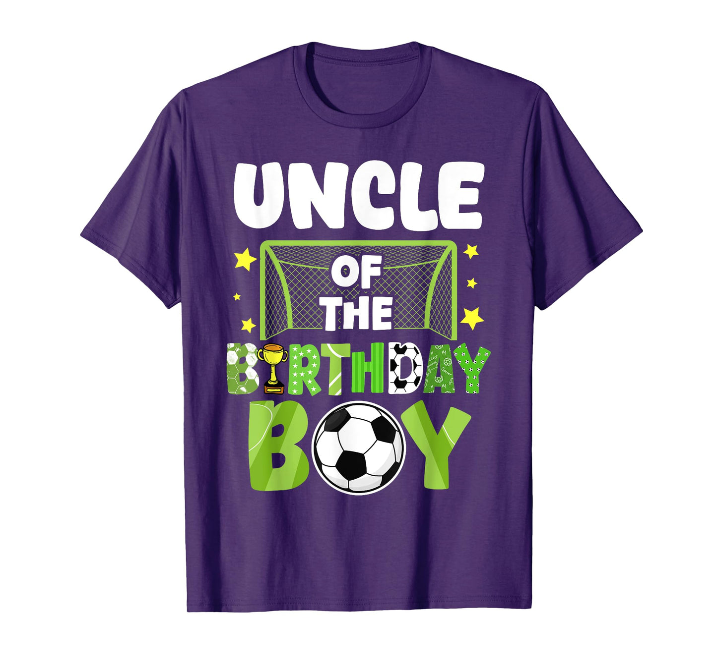 Soccer Uncle Birthday Boy Party Soccer Family Matching T-Shirt