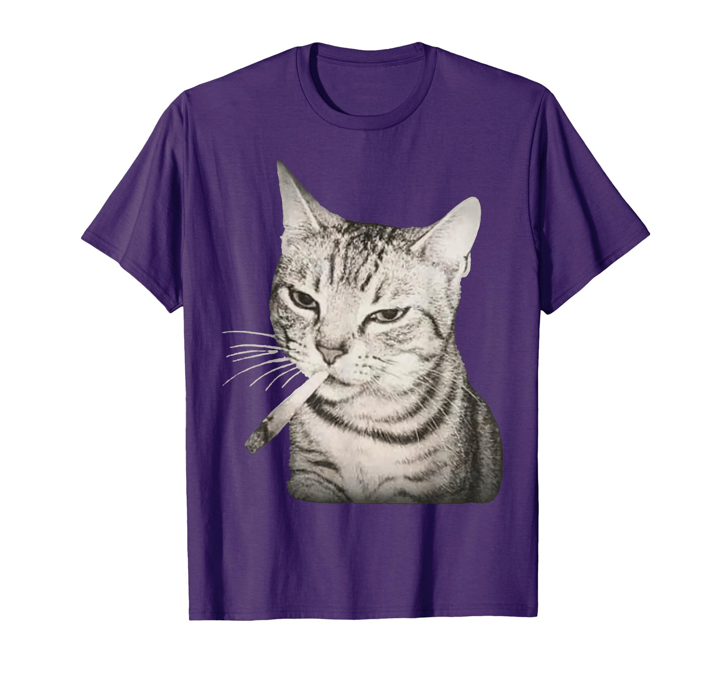 Funny Smoking Cat Cigarette Kitty Gen Z Meme T-Shirt