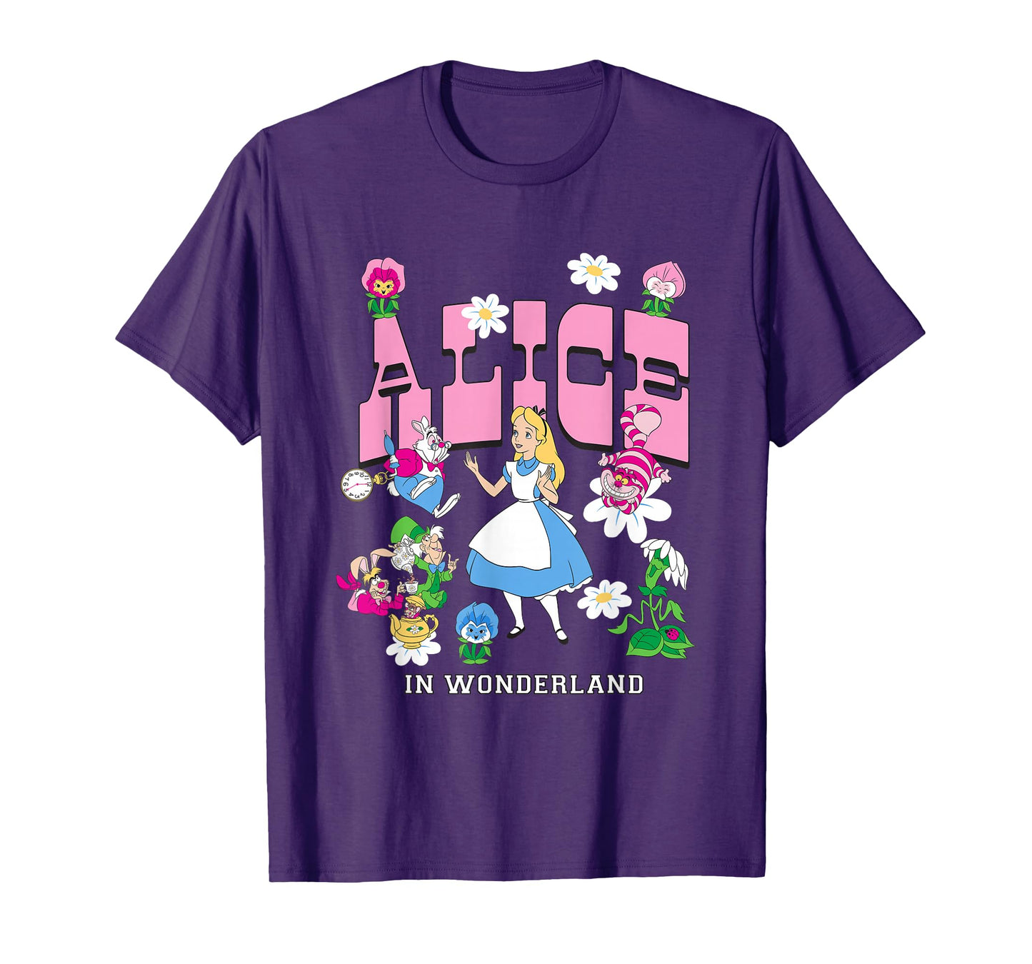 Disney Alice In Wonderland Wildflower Forest T-Shirt