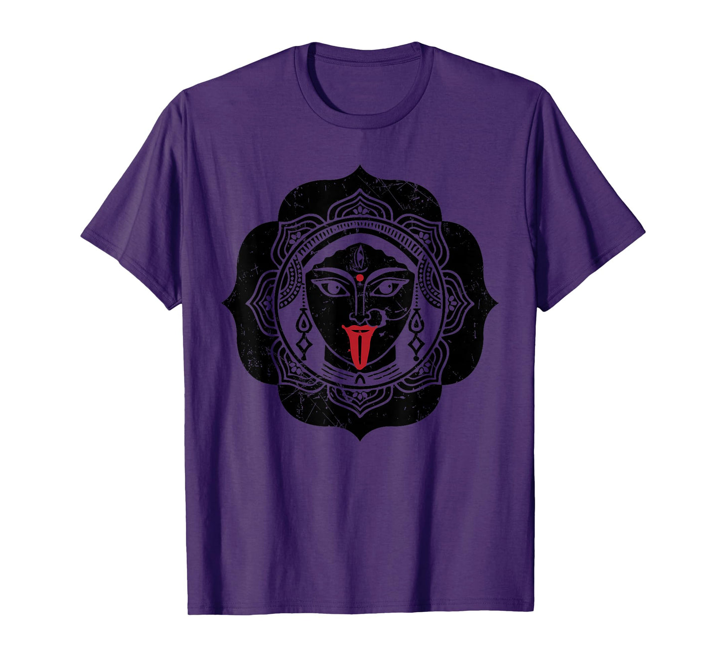 Kali Hindu Deity Goddess Indian Sacred Yoga Puja Kali T-Shirt