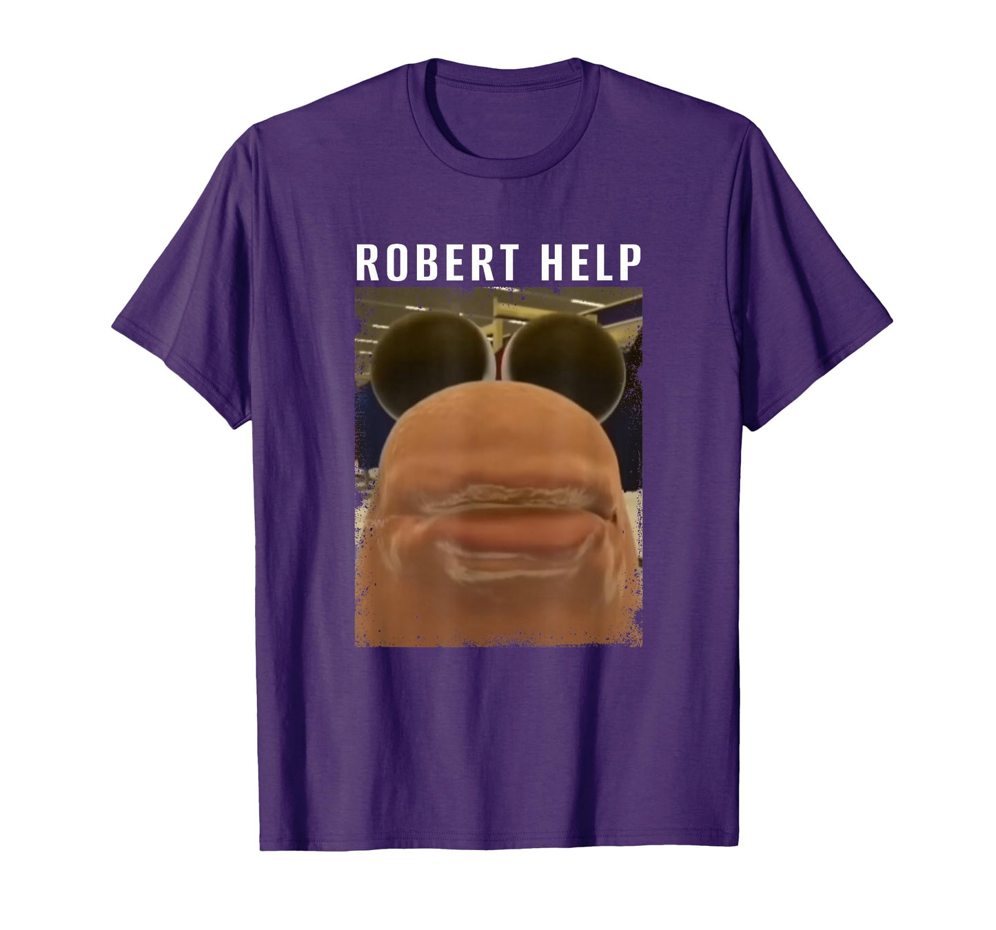 Marcus The Worm Robert Help Funny Meme T-Shirt