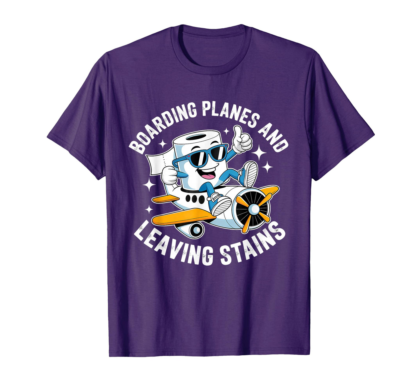 Boarding Planes Leaving Stains Funny Embarrassing Airport T-Shirt