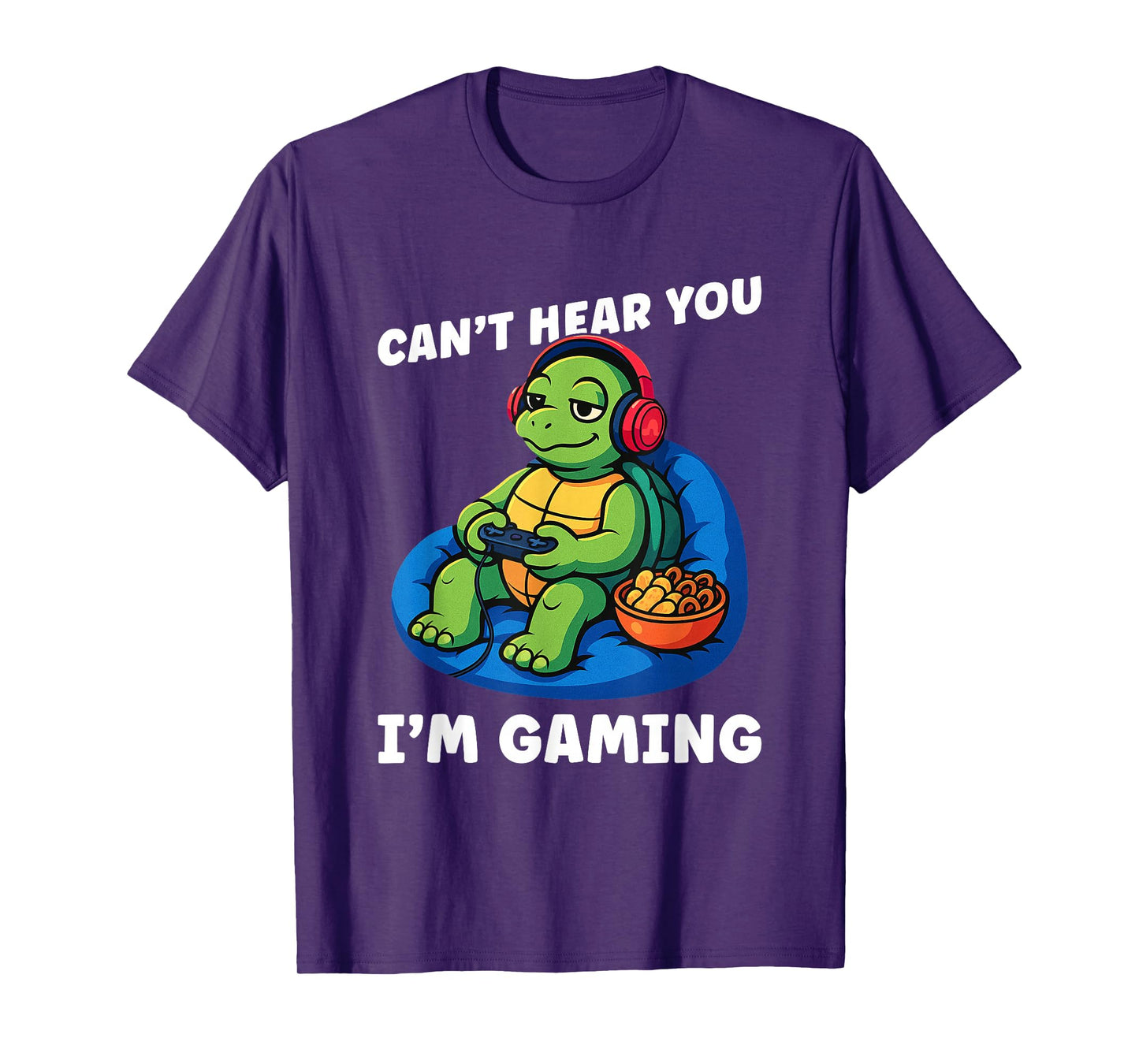 Can't Hear You I'm Gaming Shirt for Boys Men Gamer Graphic T-Shirt