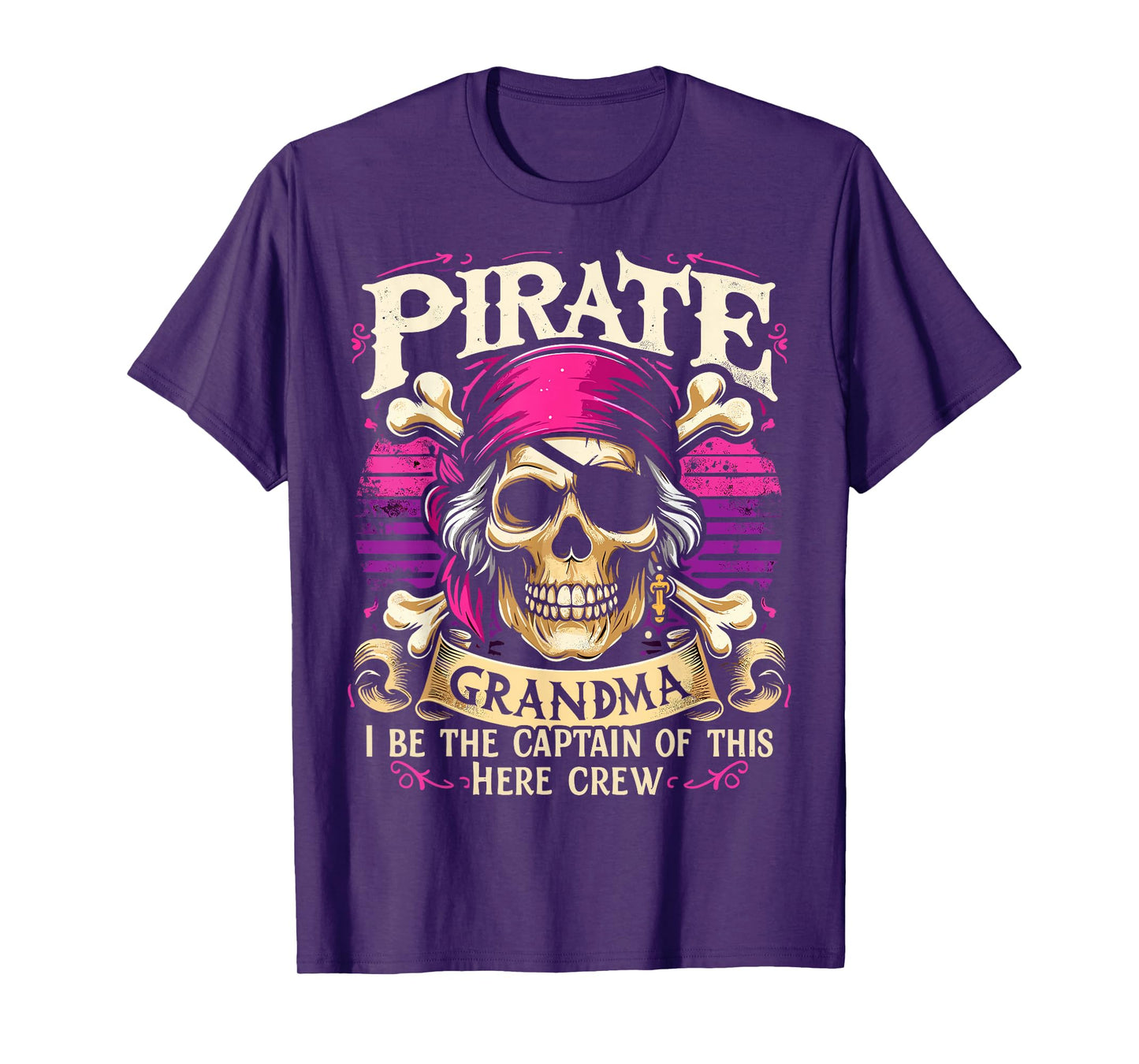 Pirate Grandma Funny Captain Pirate T-Shirt