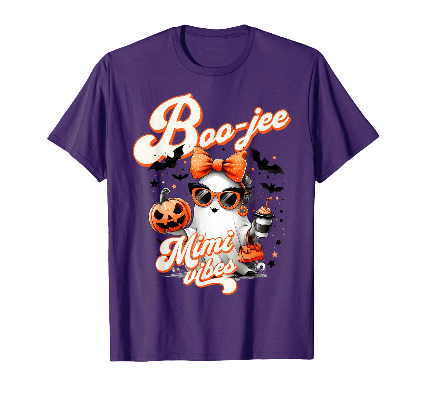 Cute Halloween Costume Boo jee Mimi Halloween Adult Women T-Shirt