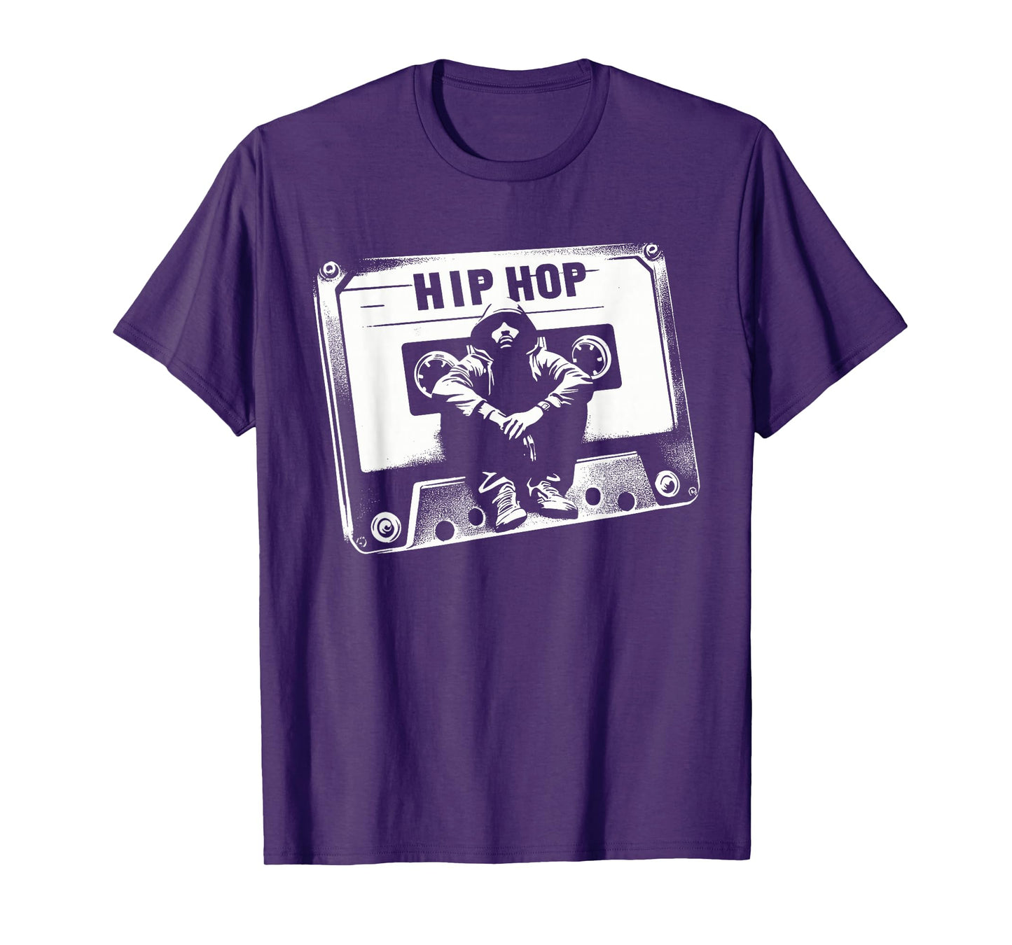 Vintage Cassette Tape Hip Hop Music 80s 90s Retro Graphic T-Shirt