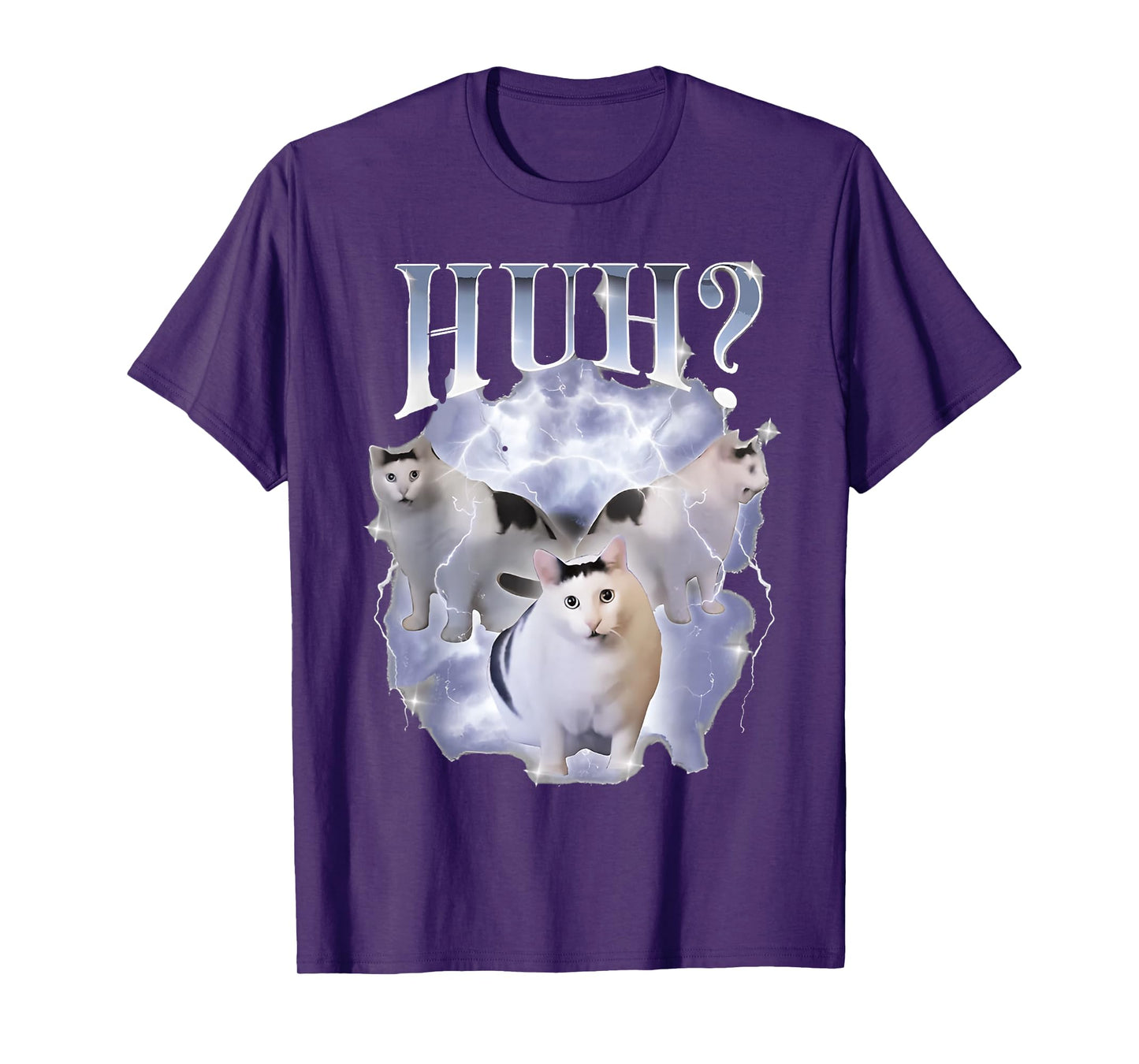 Huh Cat Chonky Meme Cat Lovers T-Shirt