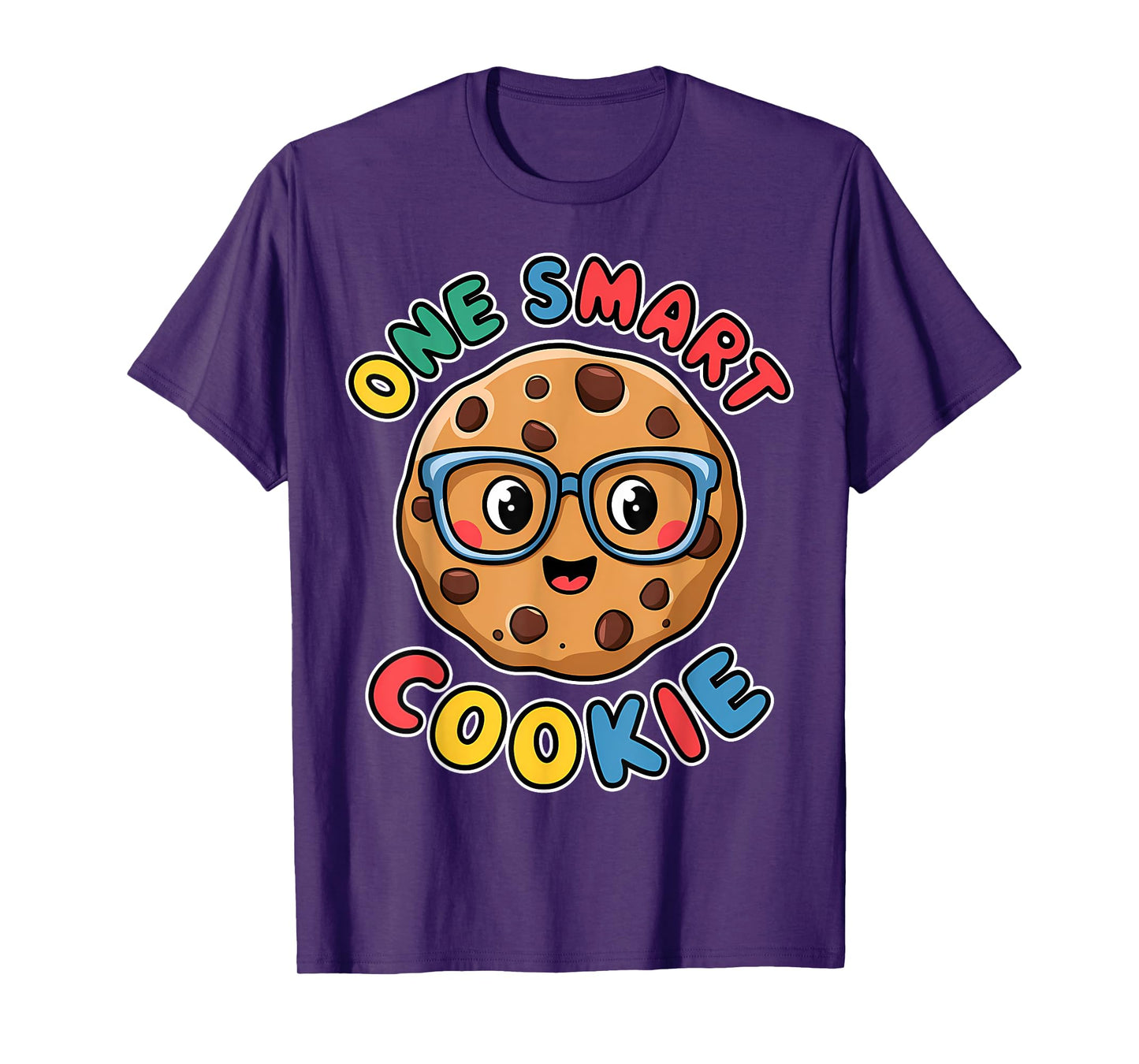One Smart Cookie Funny Chocolate Chip Cookie T-Shirt