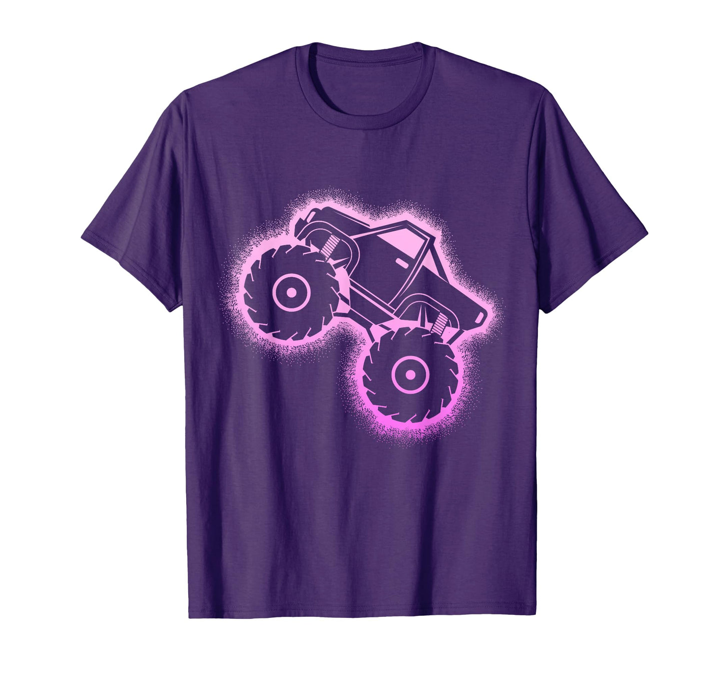 Monster Truck Women Girls T-Shirt