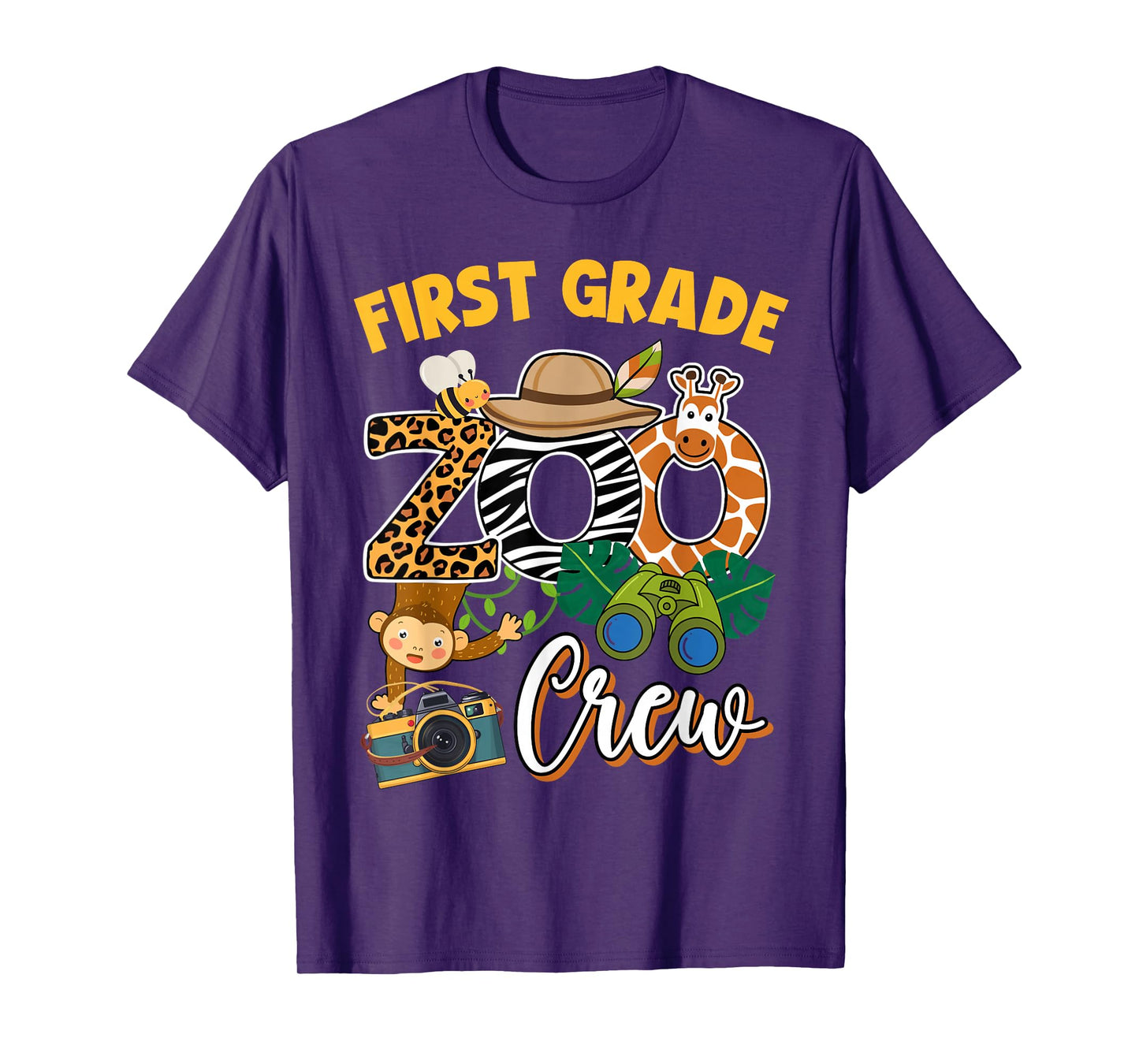 First Grade Zoo Field Trip Squad Matching Teacher Students T-Shirt