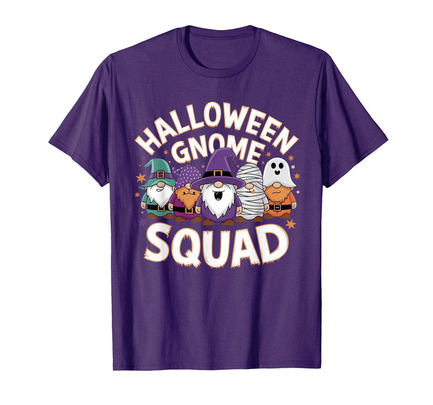 Halloween Gnome Squad Tee Cute Group Family Costume T-Shirt