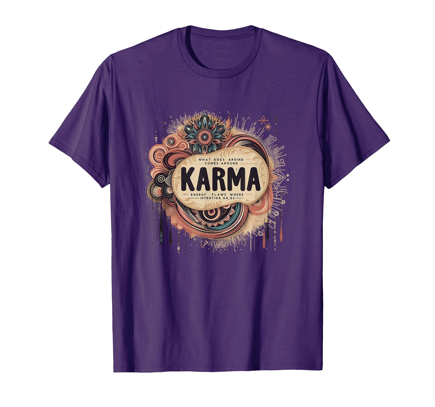 Inspirational Karma Quote Tee – Positive Energy T-Shirt